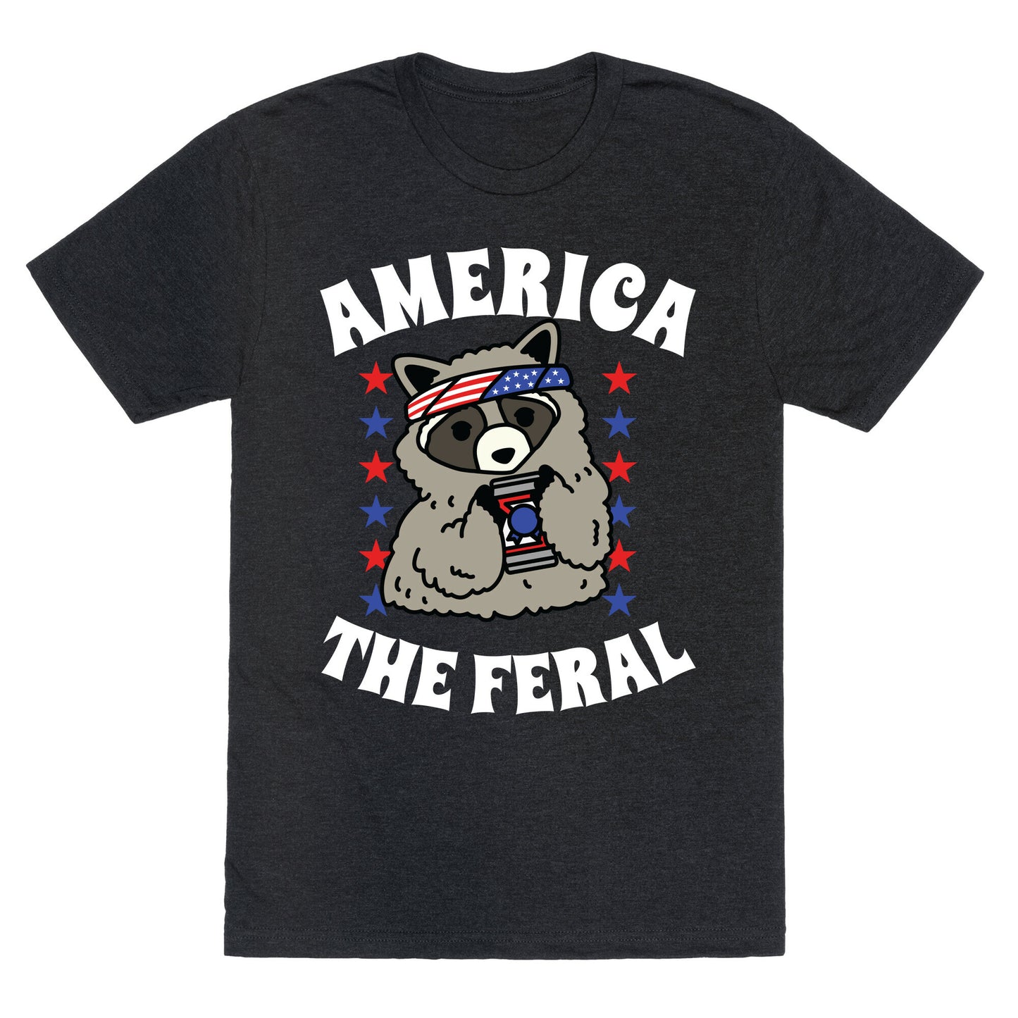 America The Feral Unisex Triblend Tee