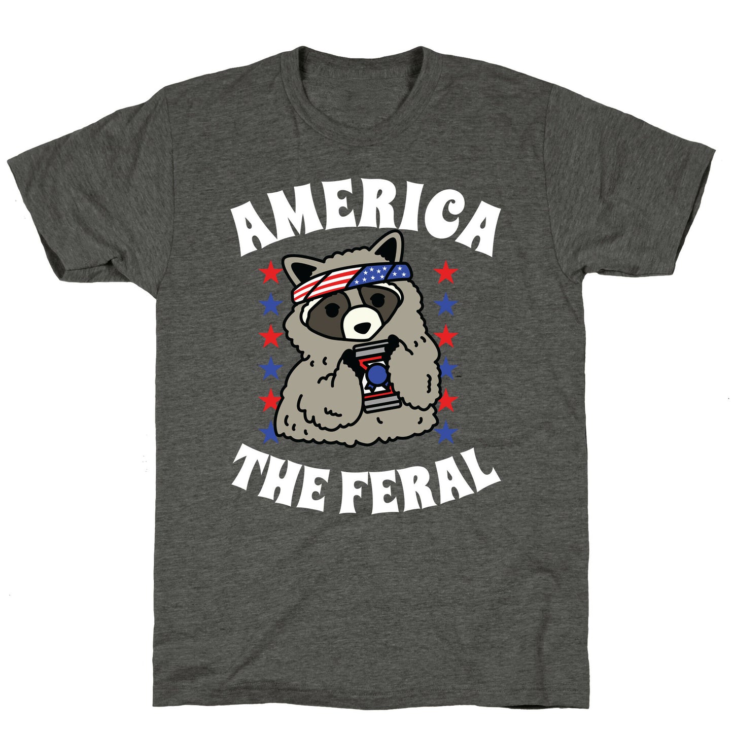America The Feral Unisex Triblend Tee