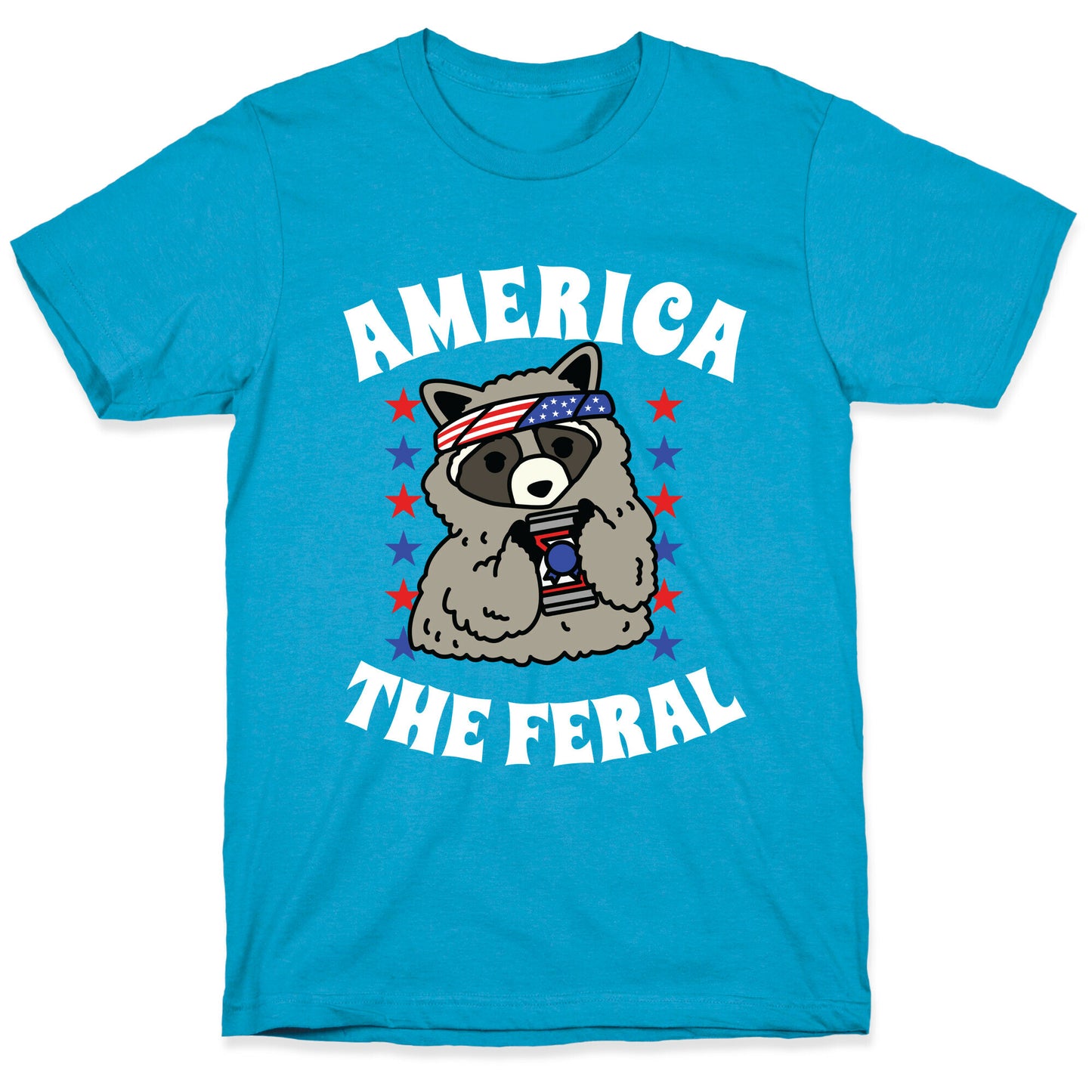 America The Feral Unisex Triblend Tee