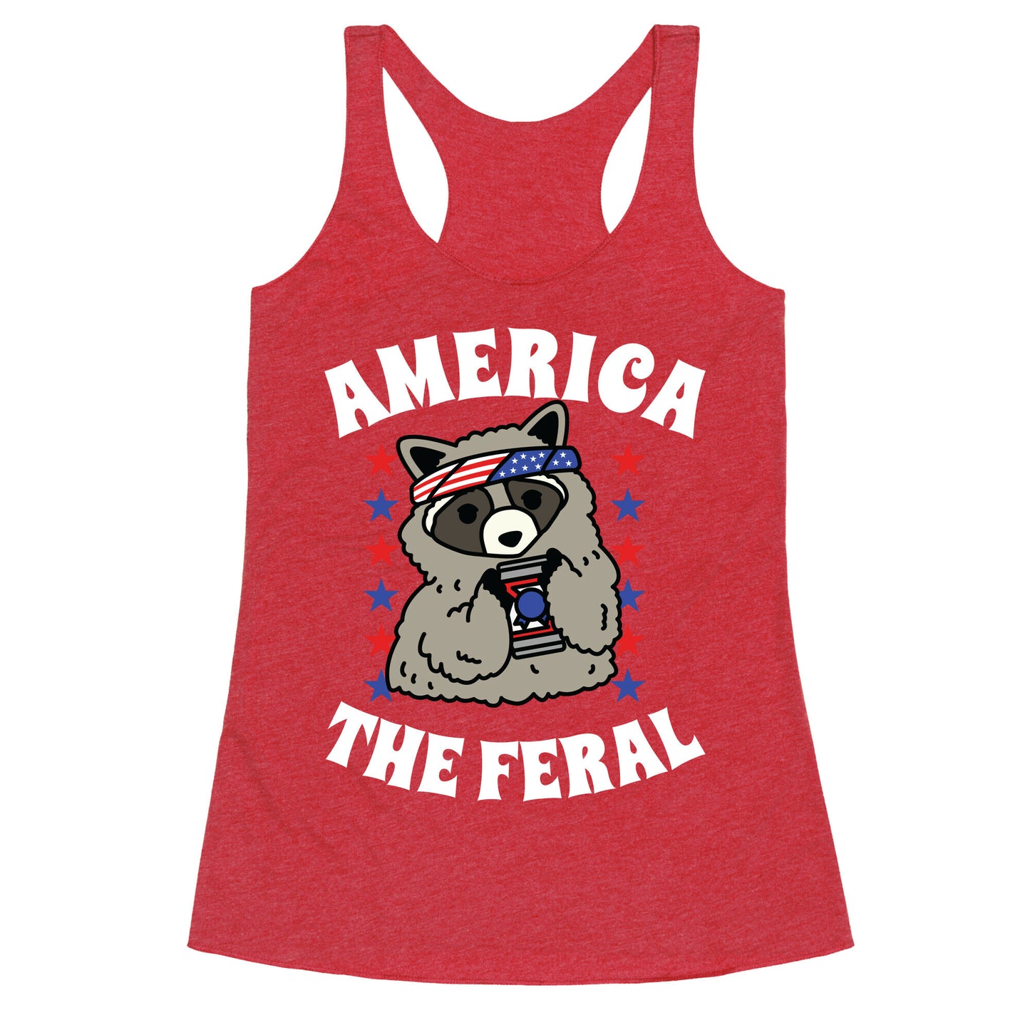 America The Feral Racerback Tank