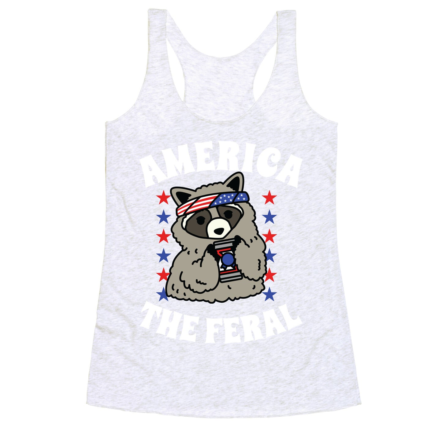 America The Feral Racerback Tank