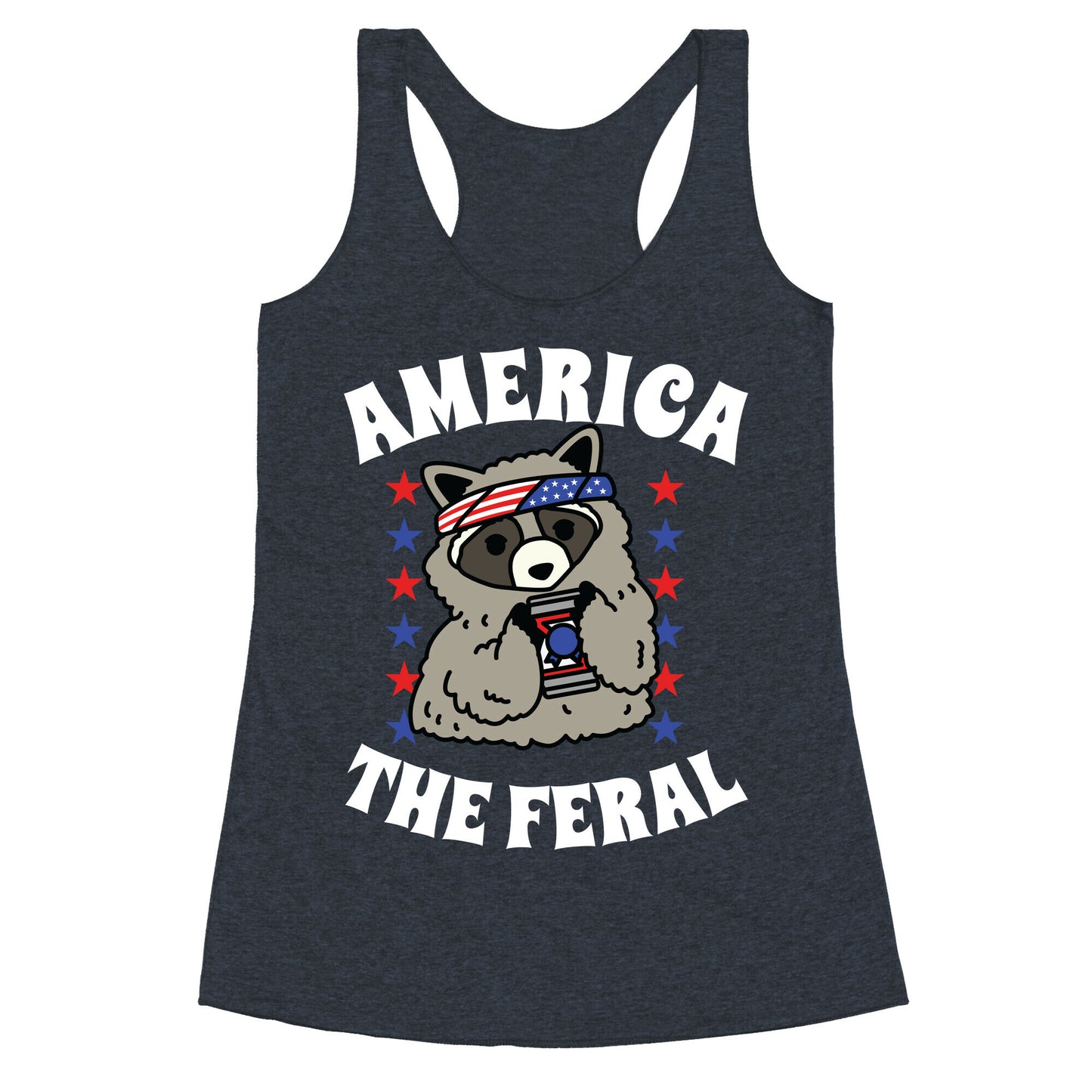 America The Feral Racerback Tank