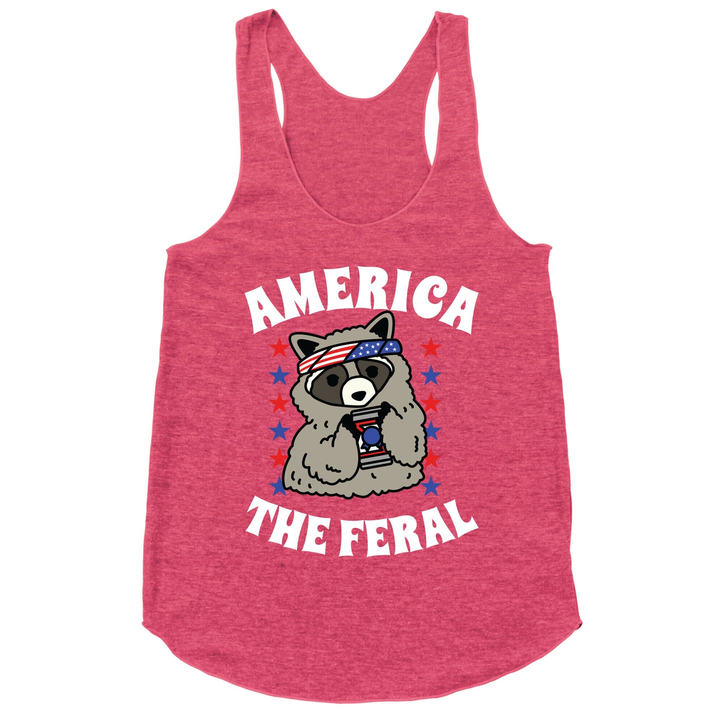 America The Feral Racerback Tank