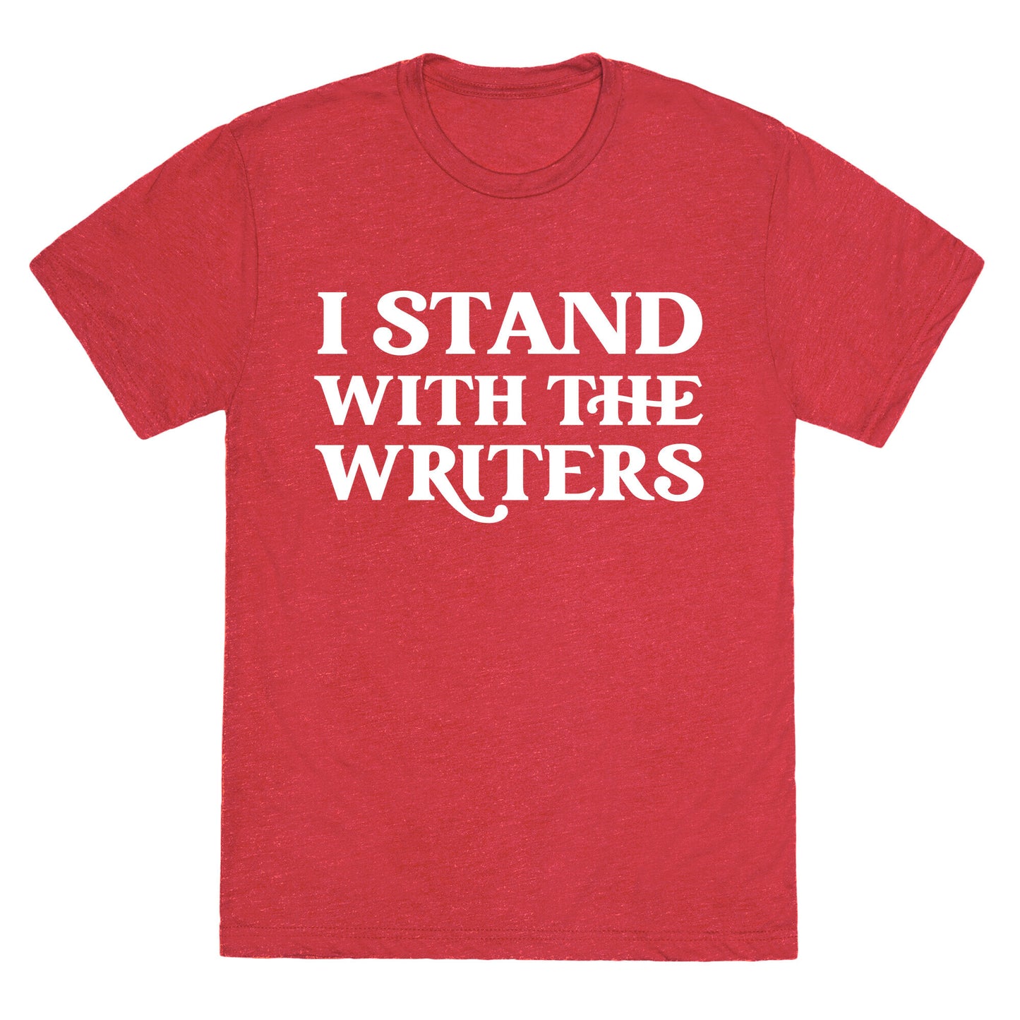 I Stand With The Writers Unisex Triblend Tee