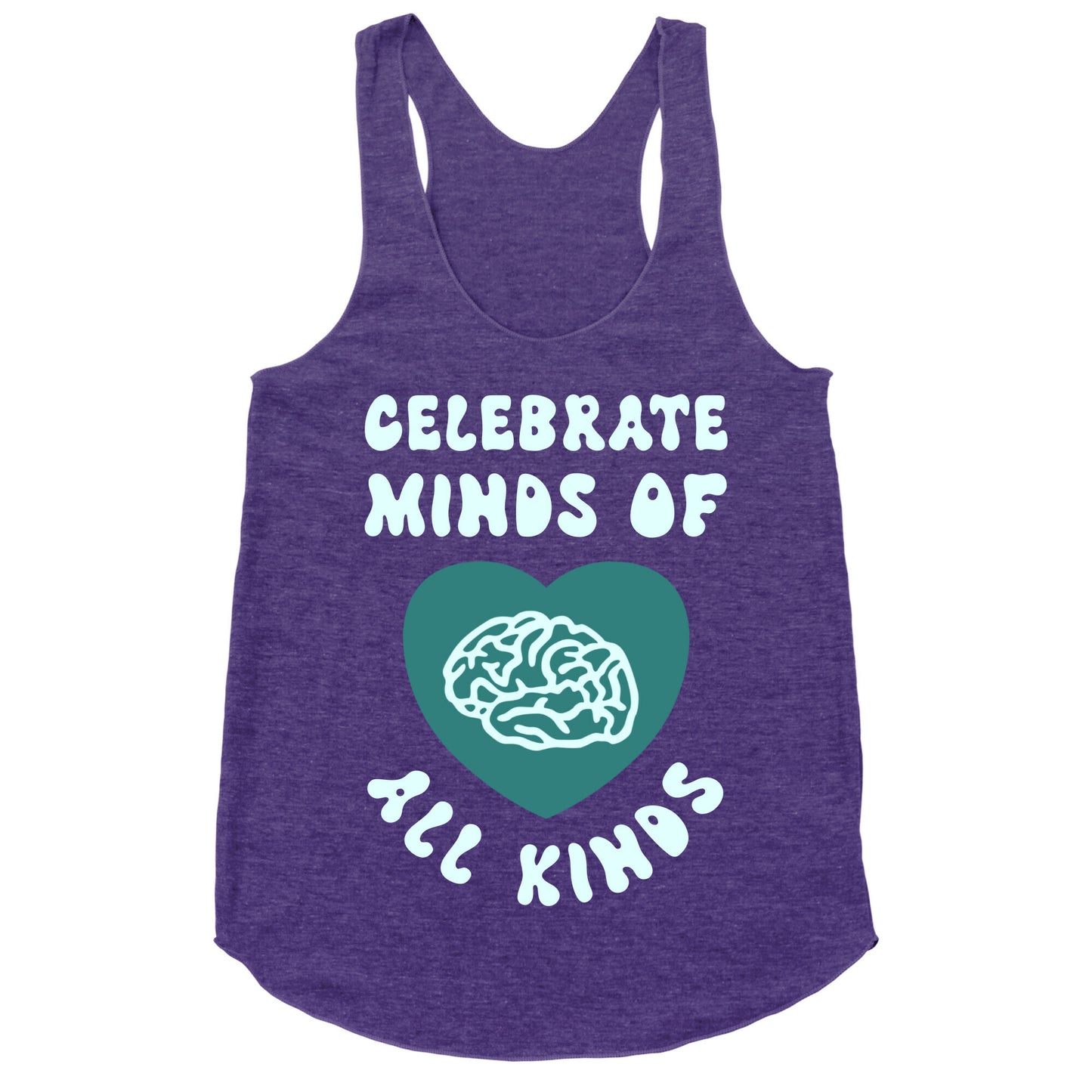 Celebrate Minds Of All Kinds Racerback Tank