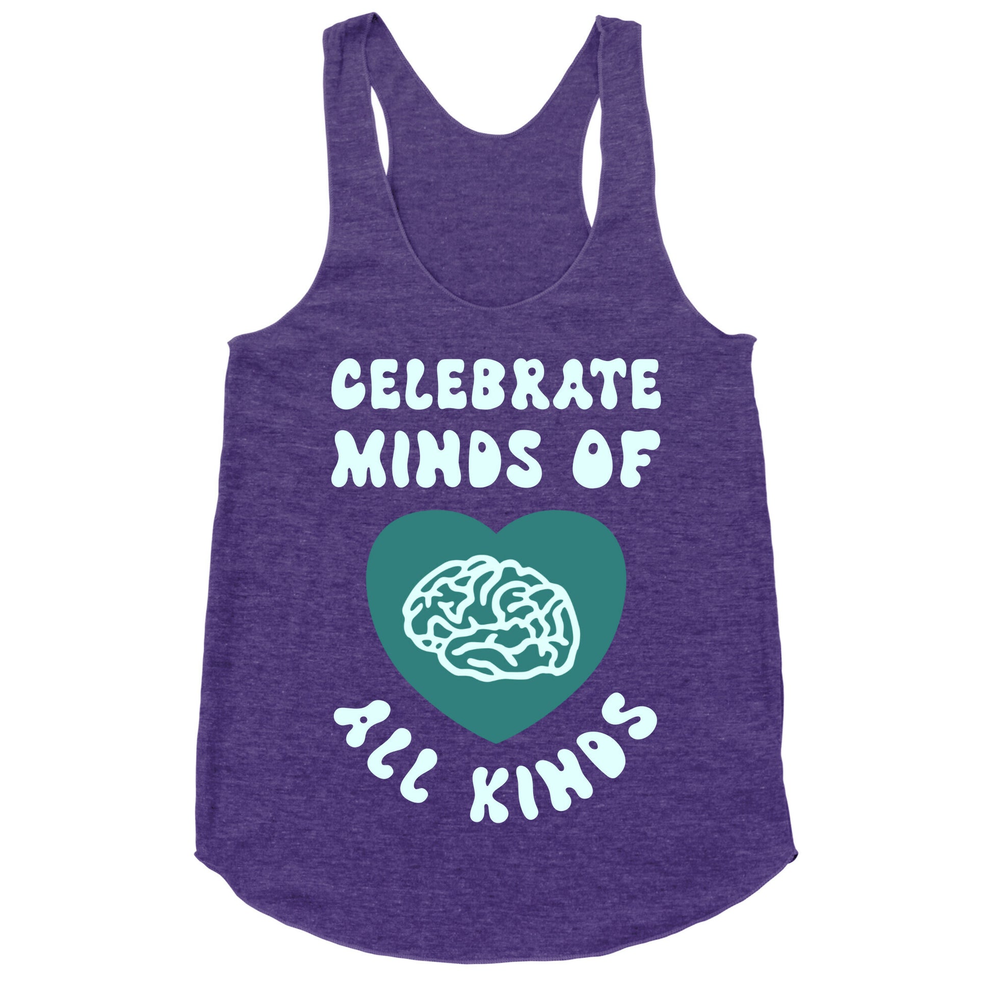 Celebrate Minds Of All Kinds Racerback Tank
