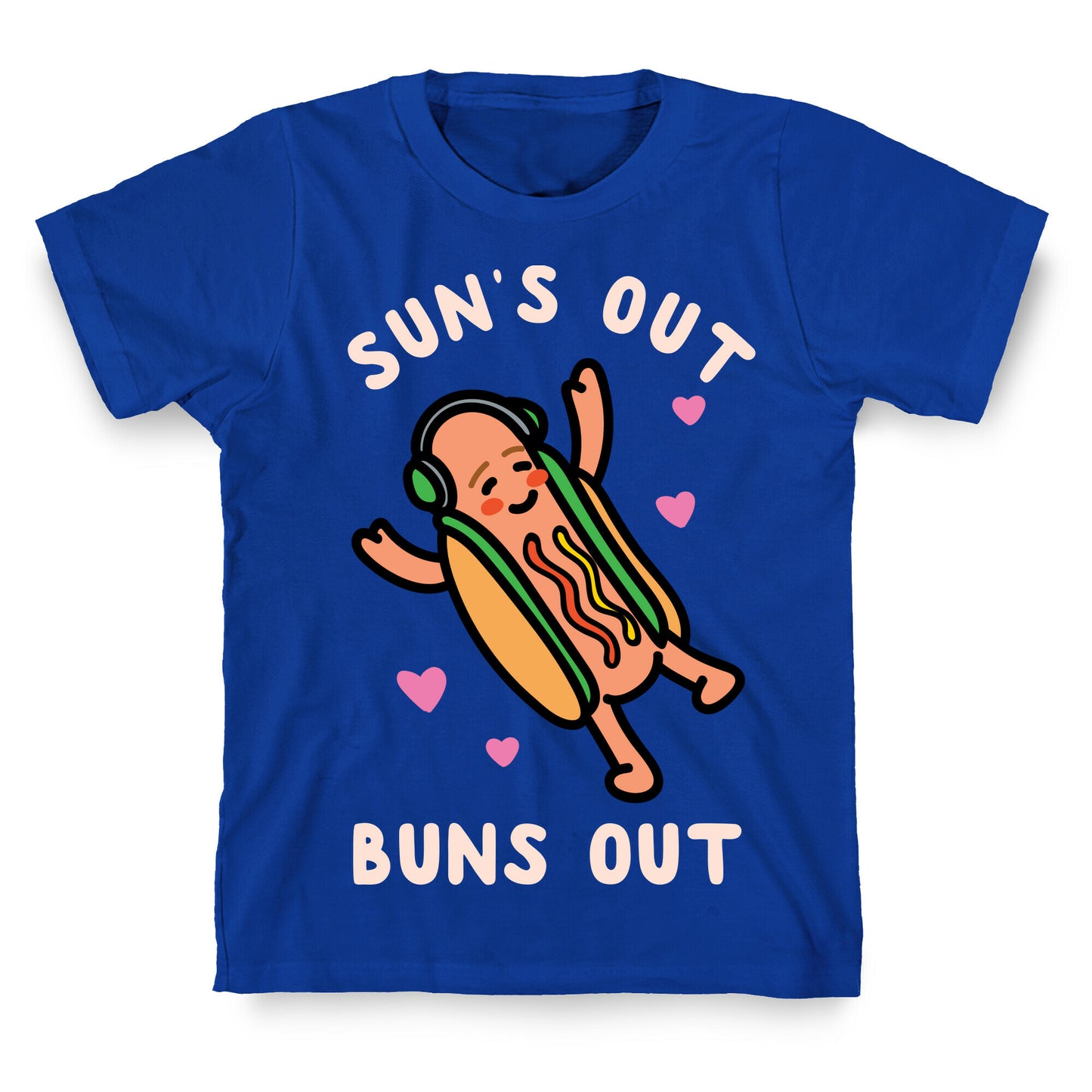 Sun's Out Buns Out Hotdog T-Shirt