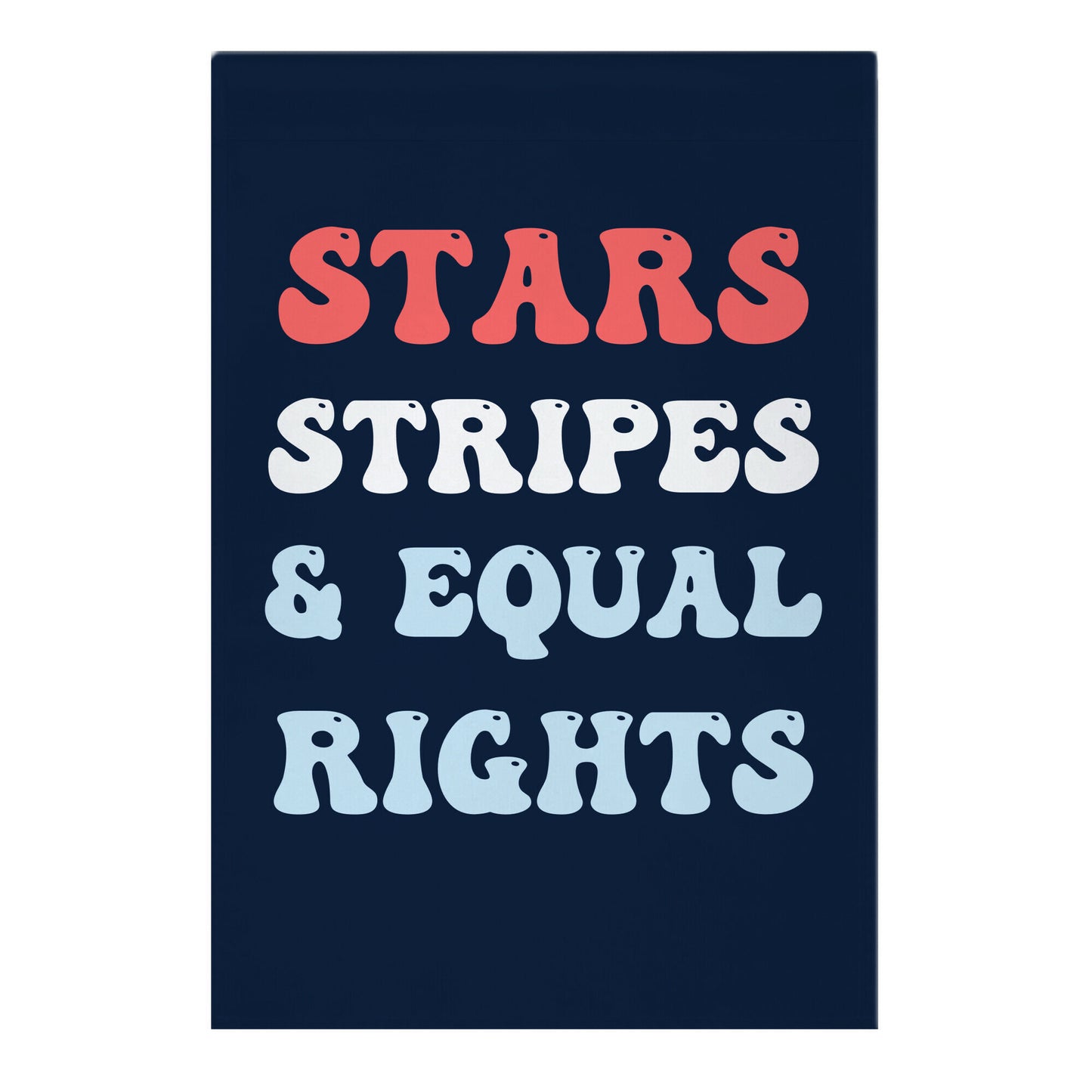 Stars Stripes & Equal Rights Garden Flag
