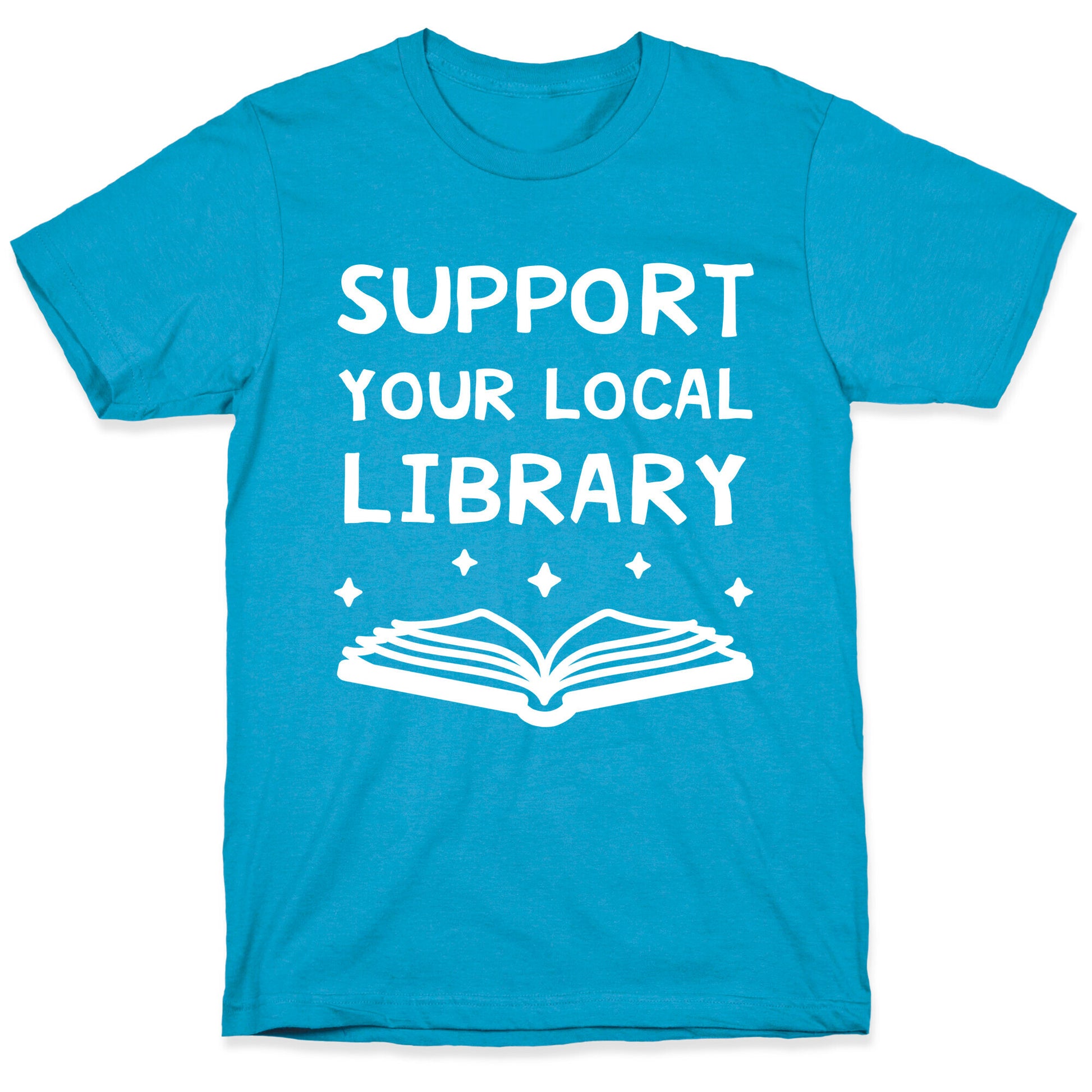 Support Your Local Library Unisex Triblend Tee