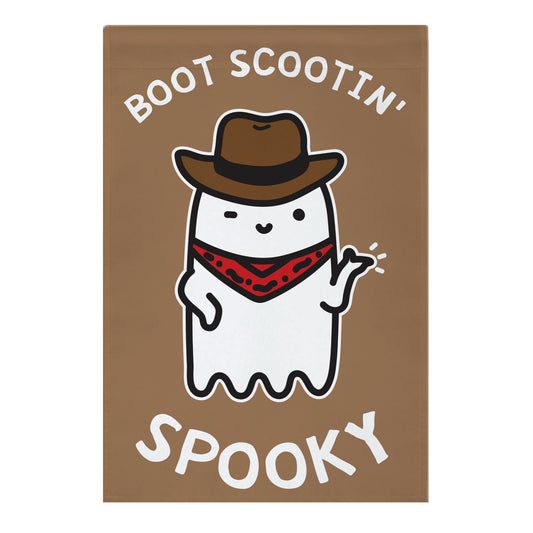Boot Scootin' Spooky Garden Flag