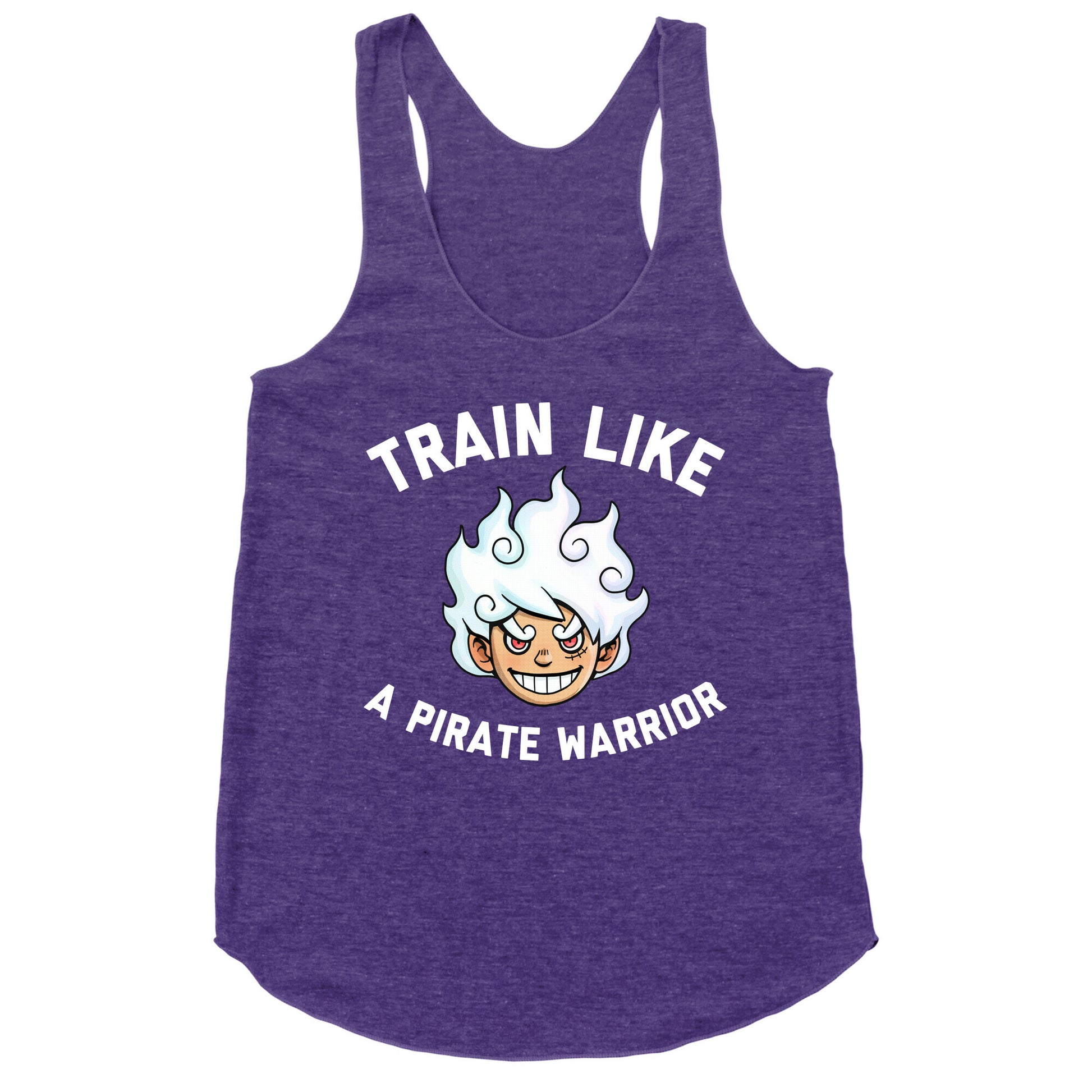 Train Like A Pirate Warrior  Racerback Tank