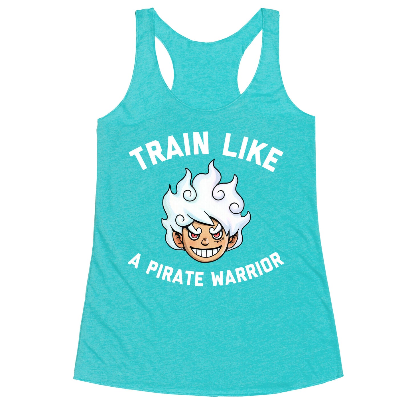 Train Like A Pirate Warrior Racerback Tank