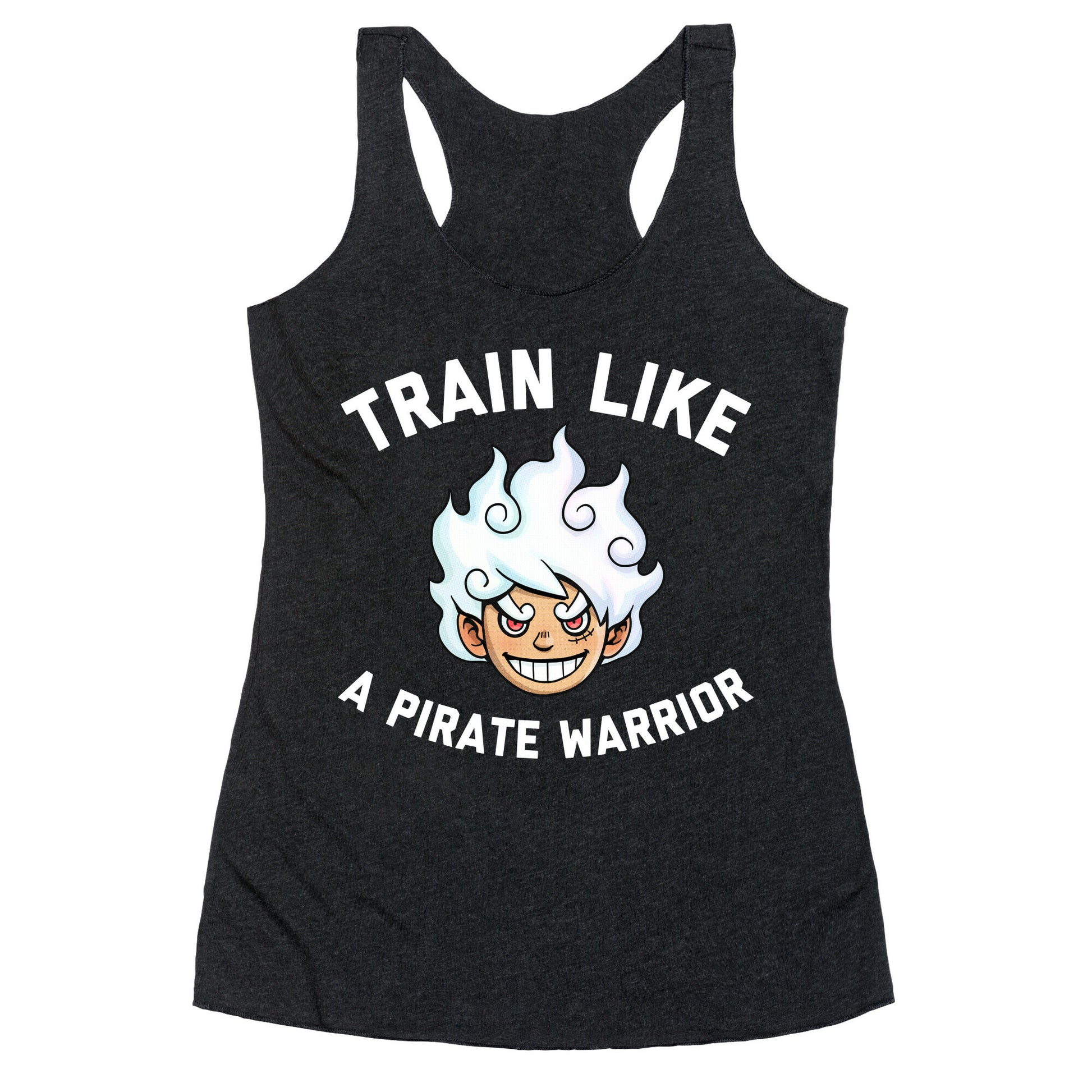 Train Like A Pirate Warrior  Racerback Tank