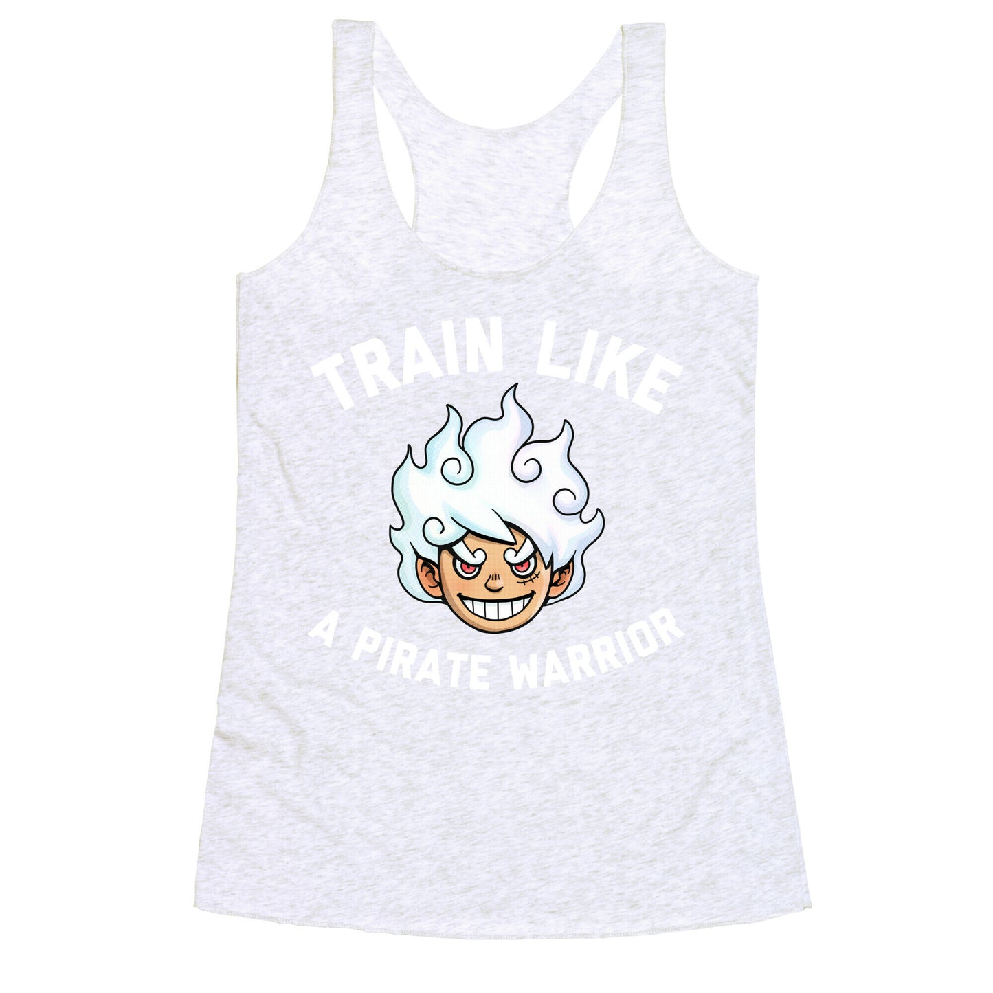 Train Like A Pirate Warrior Racerback Tank