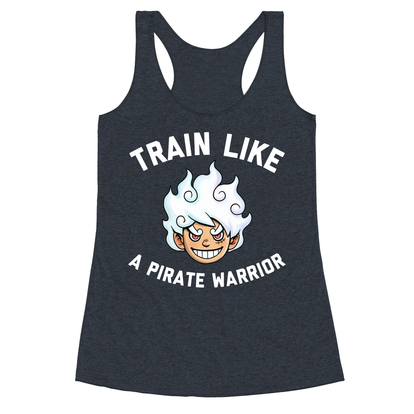 Train Like A Pirate Warrior Racerback Tank