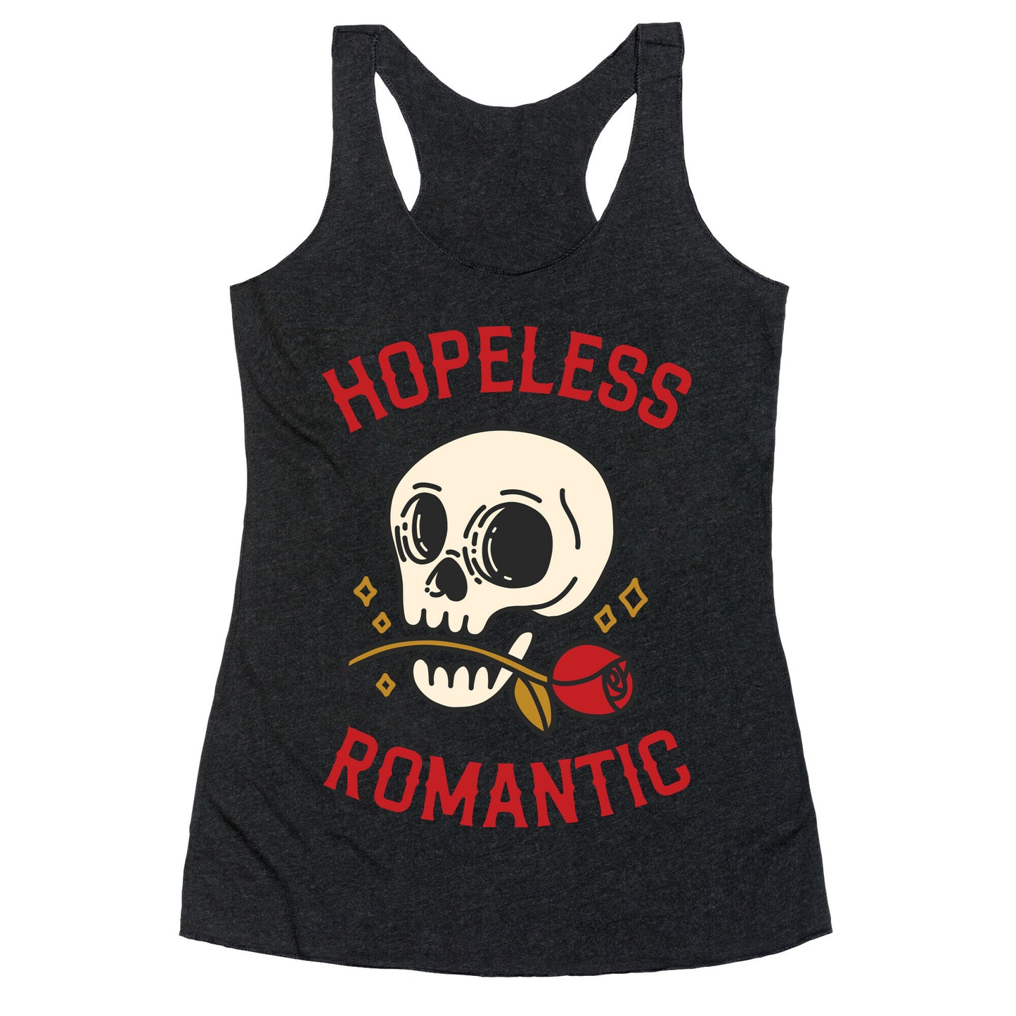 Hopeless Romantic (Skull) Racerback Tank