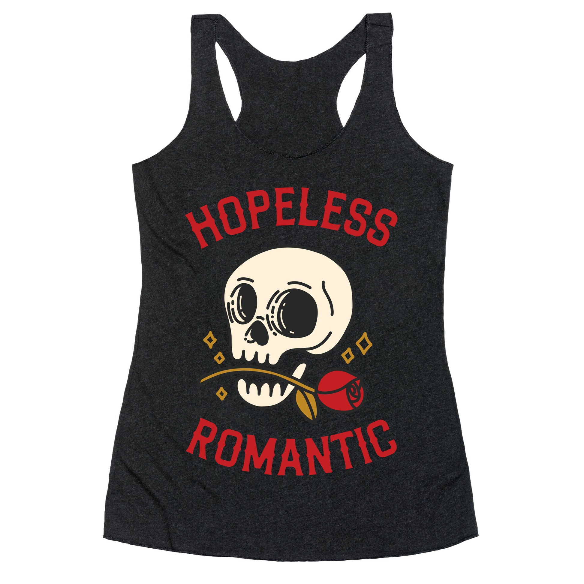 Hopeless Romantic (Skull) Racerback Tank