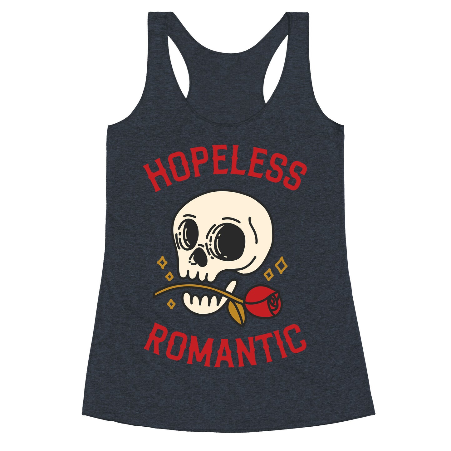 Hopeless Romantic (Skull) Racerback Tank