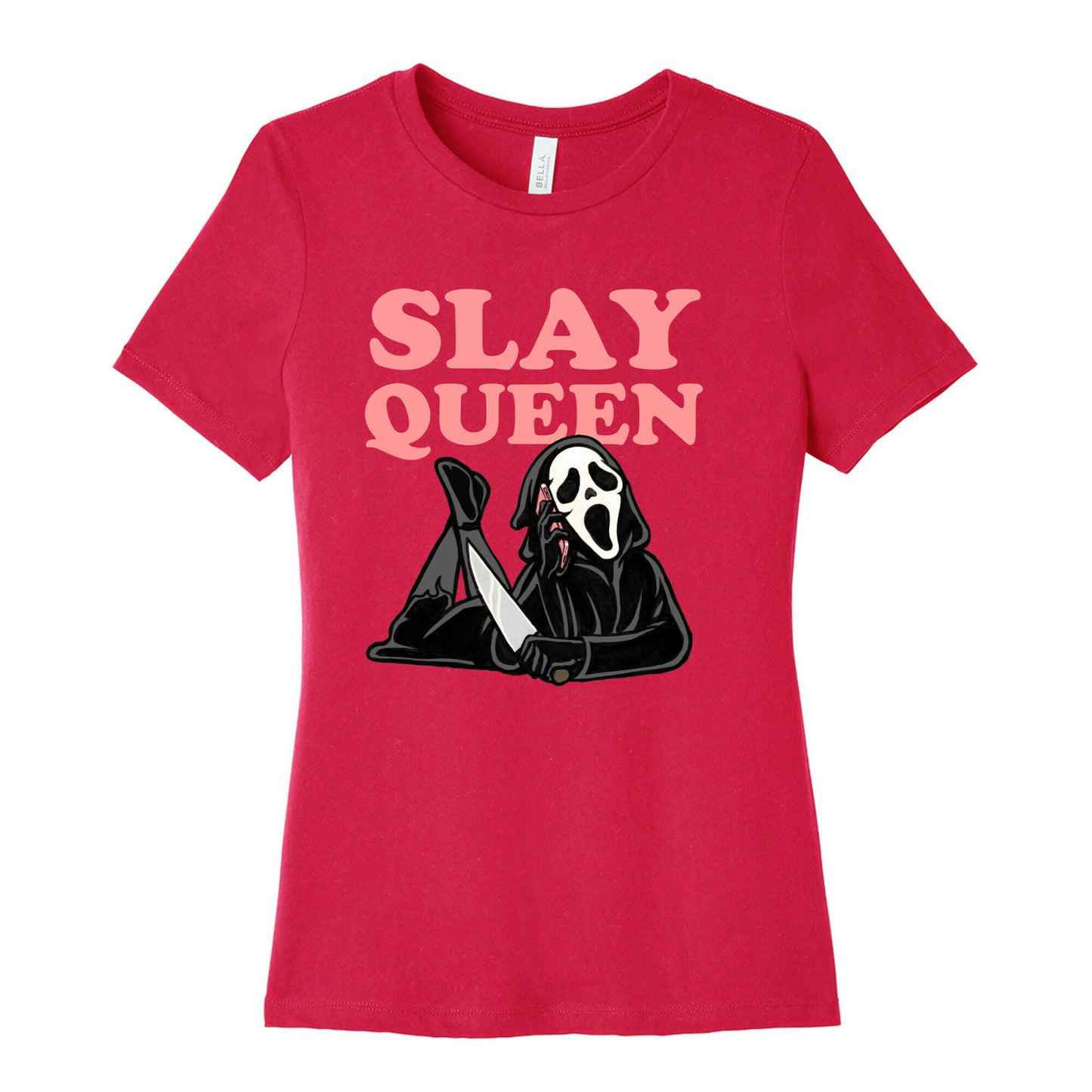 Slay Queen (Ghostface) Women's Cotton Tee