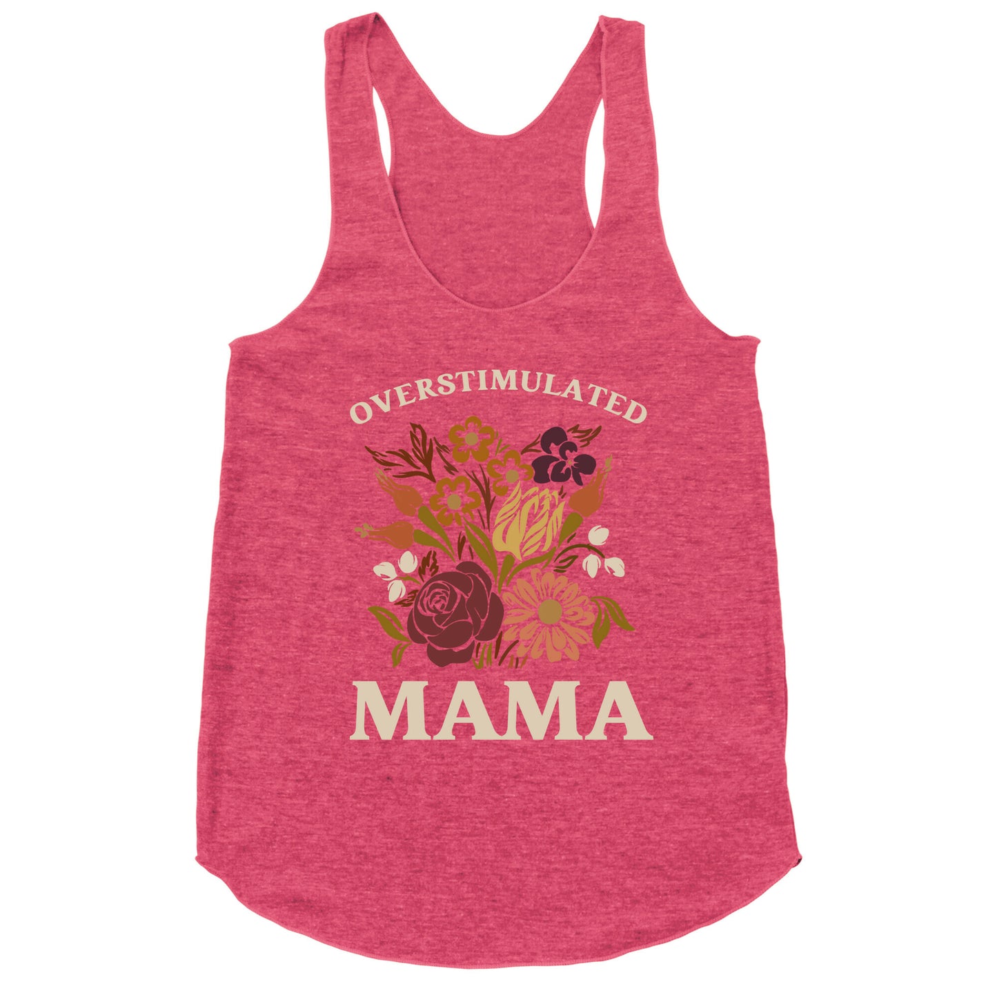 Overstimulated Mama Racerback Tank
