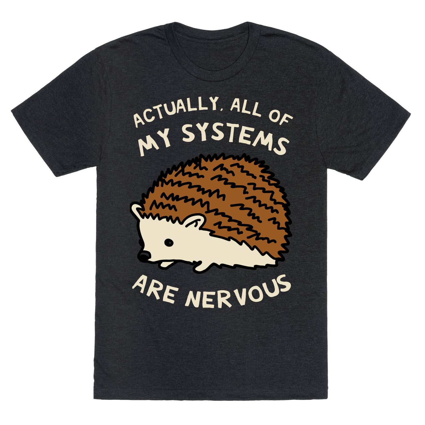 Actually, All Of My Systems Are Nervous Unisex Triblend Tee