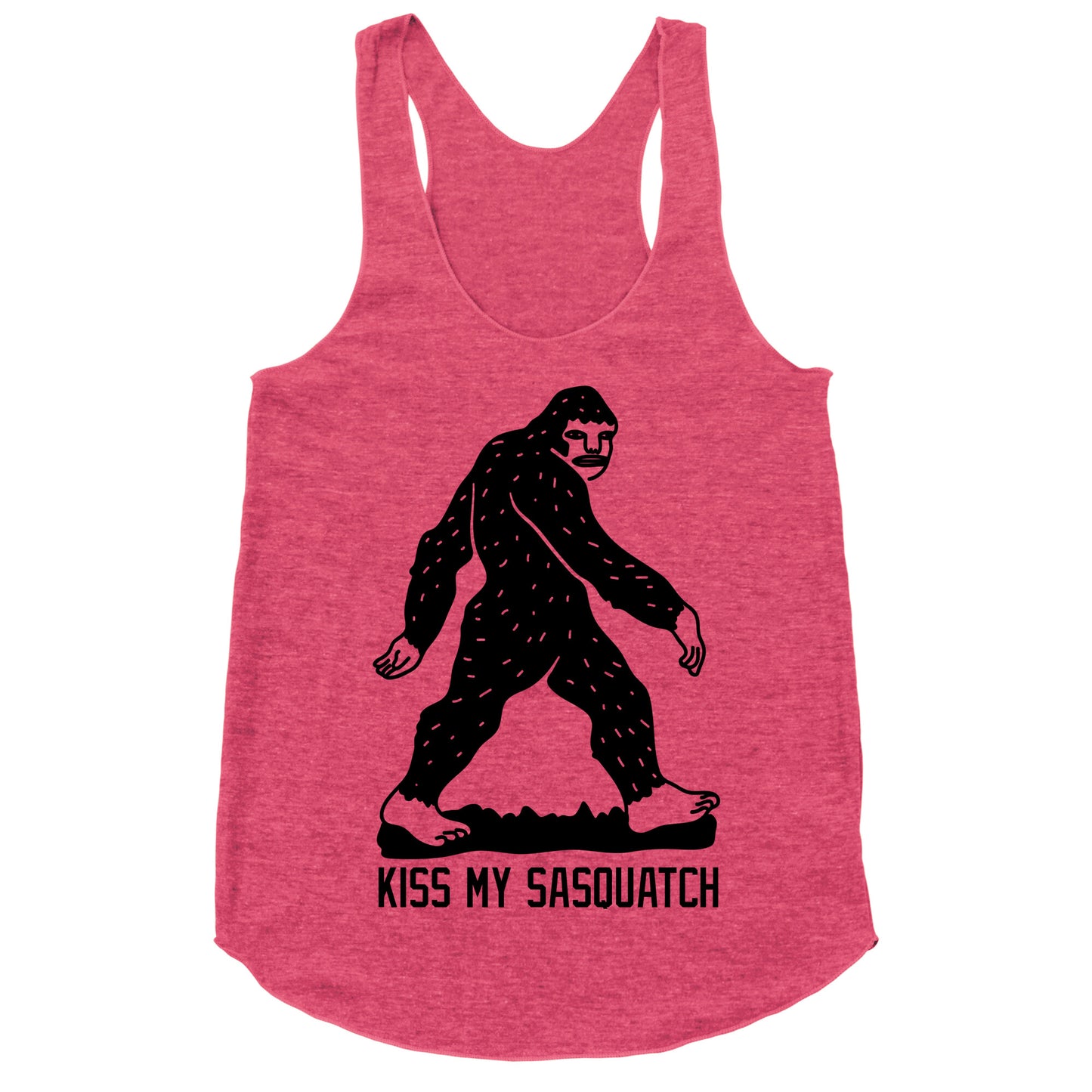 Kiss My Sasquatch Racerback Tank