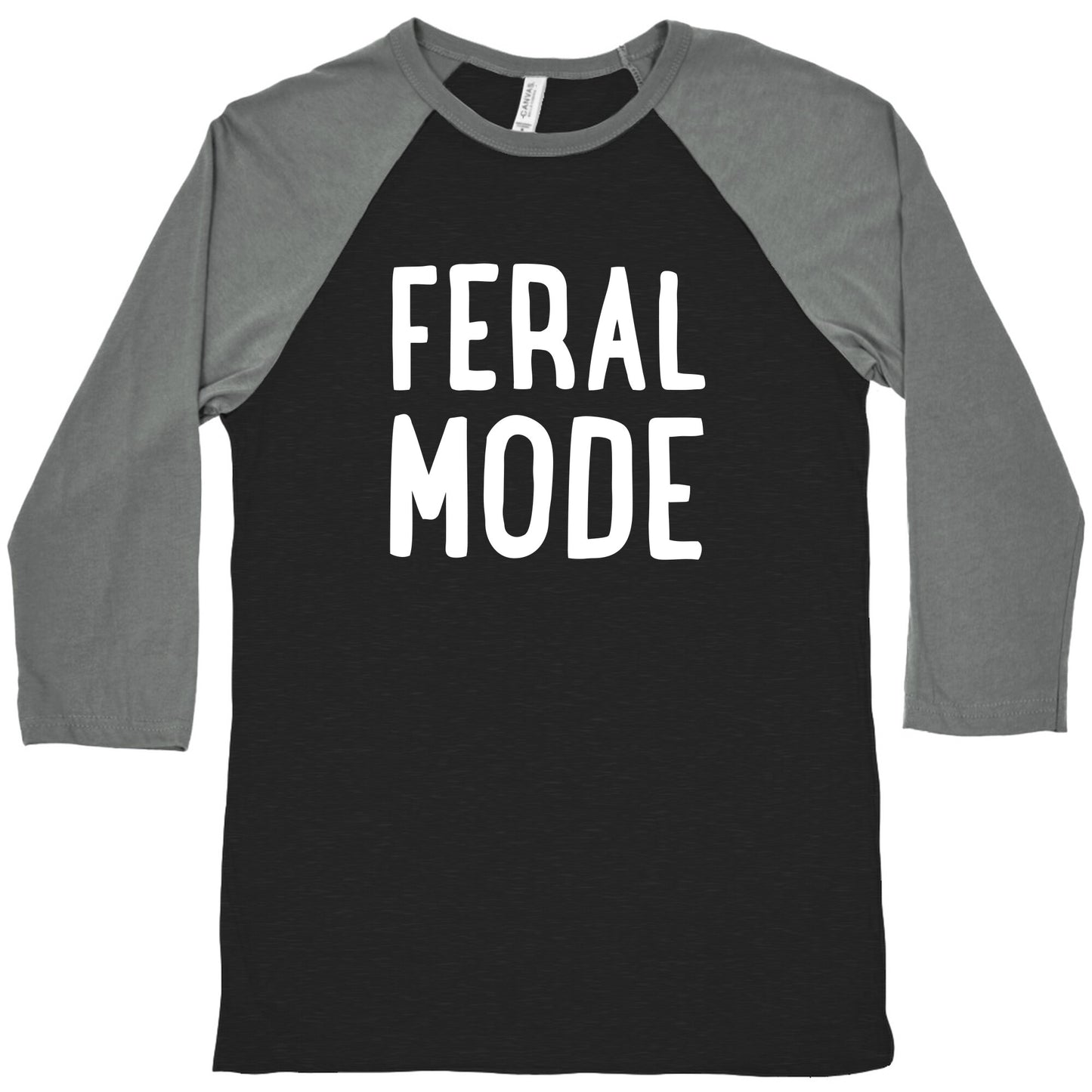 Feral Mode Baseball Tee