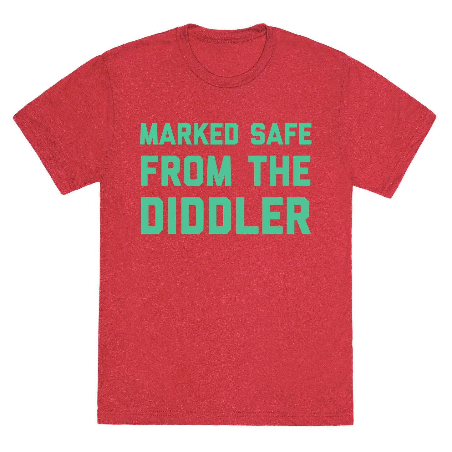 Marked Safe From The Diddler Triblend Tee