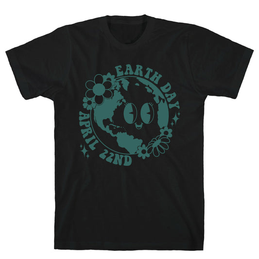 Earth Day Retro Cartoon T-Shirt
