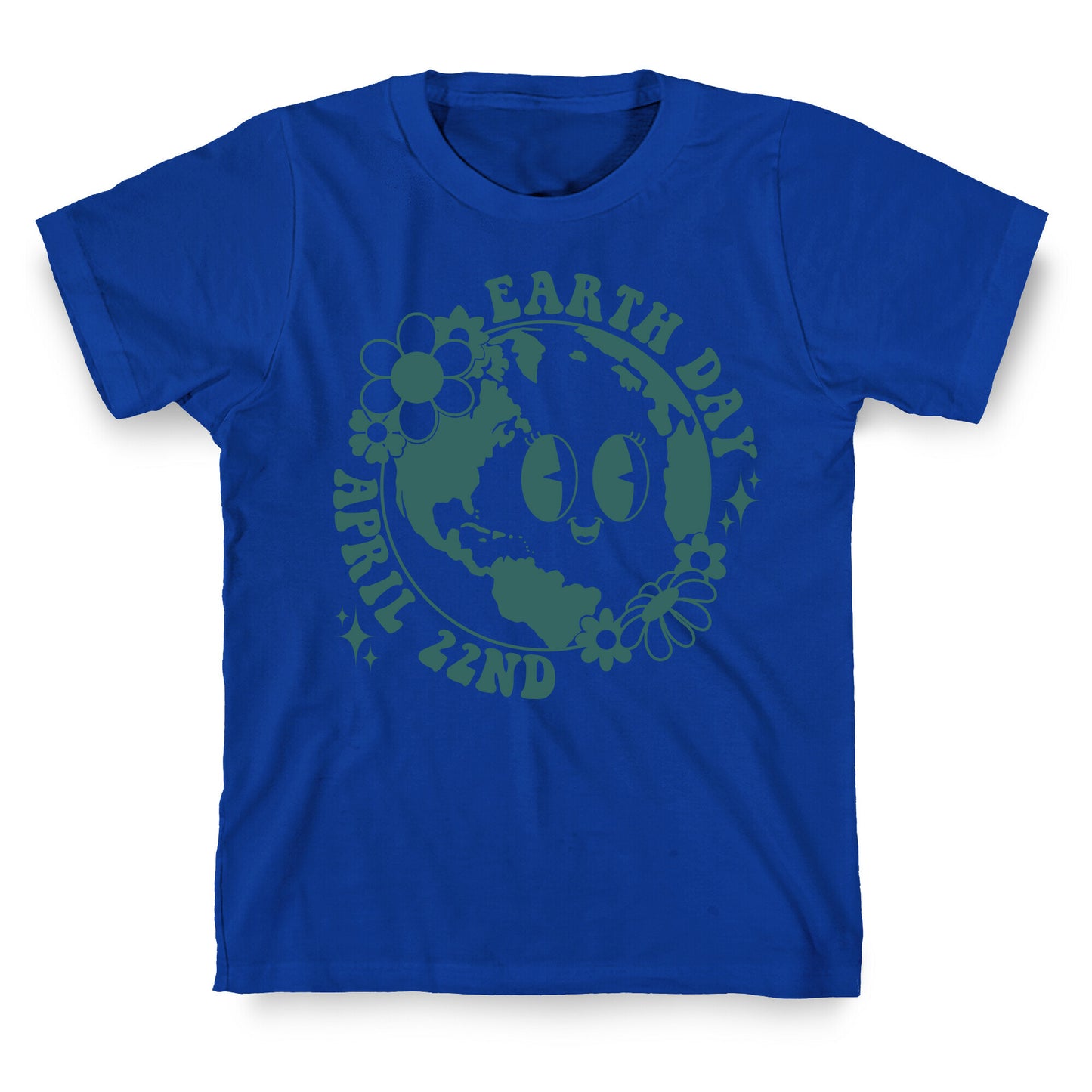 Earth Day Retro Cartoon T-Shirt