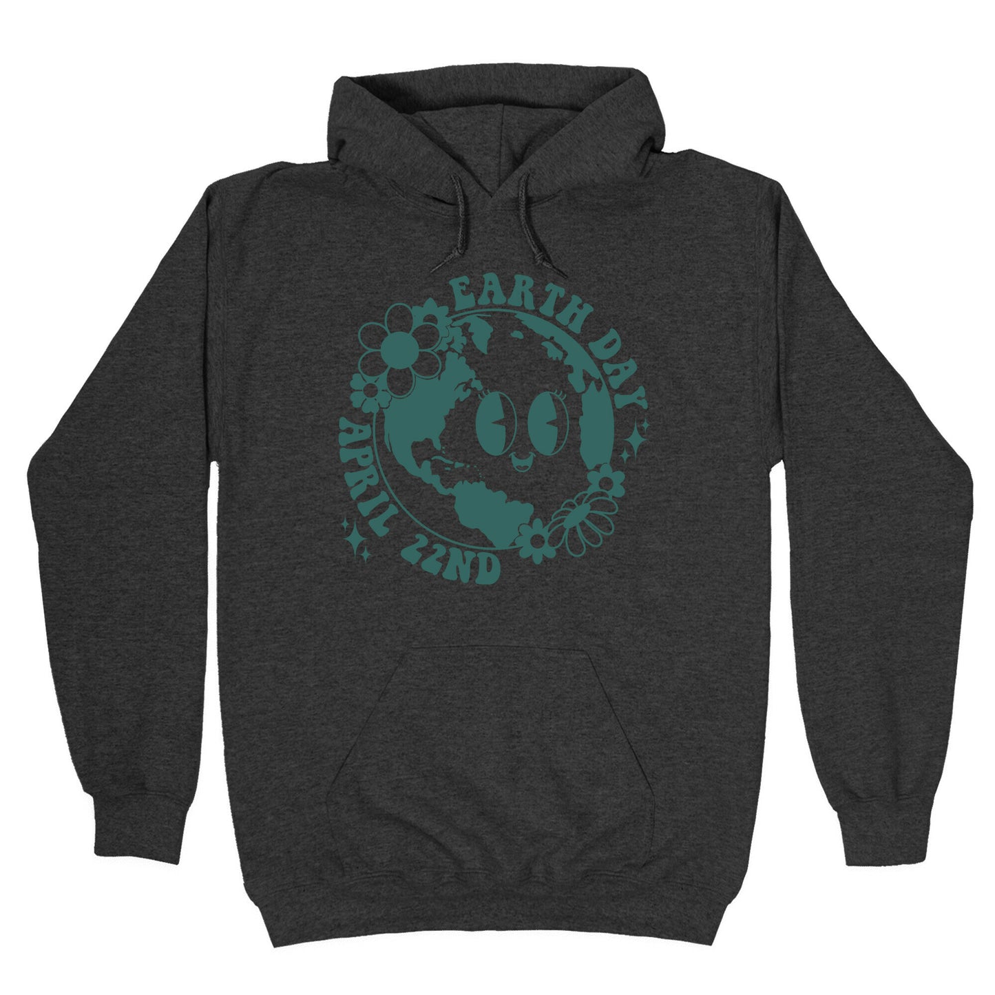 Earth Day Retro Cartoon Hoodie