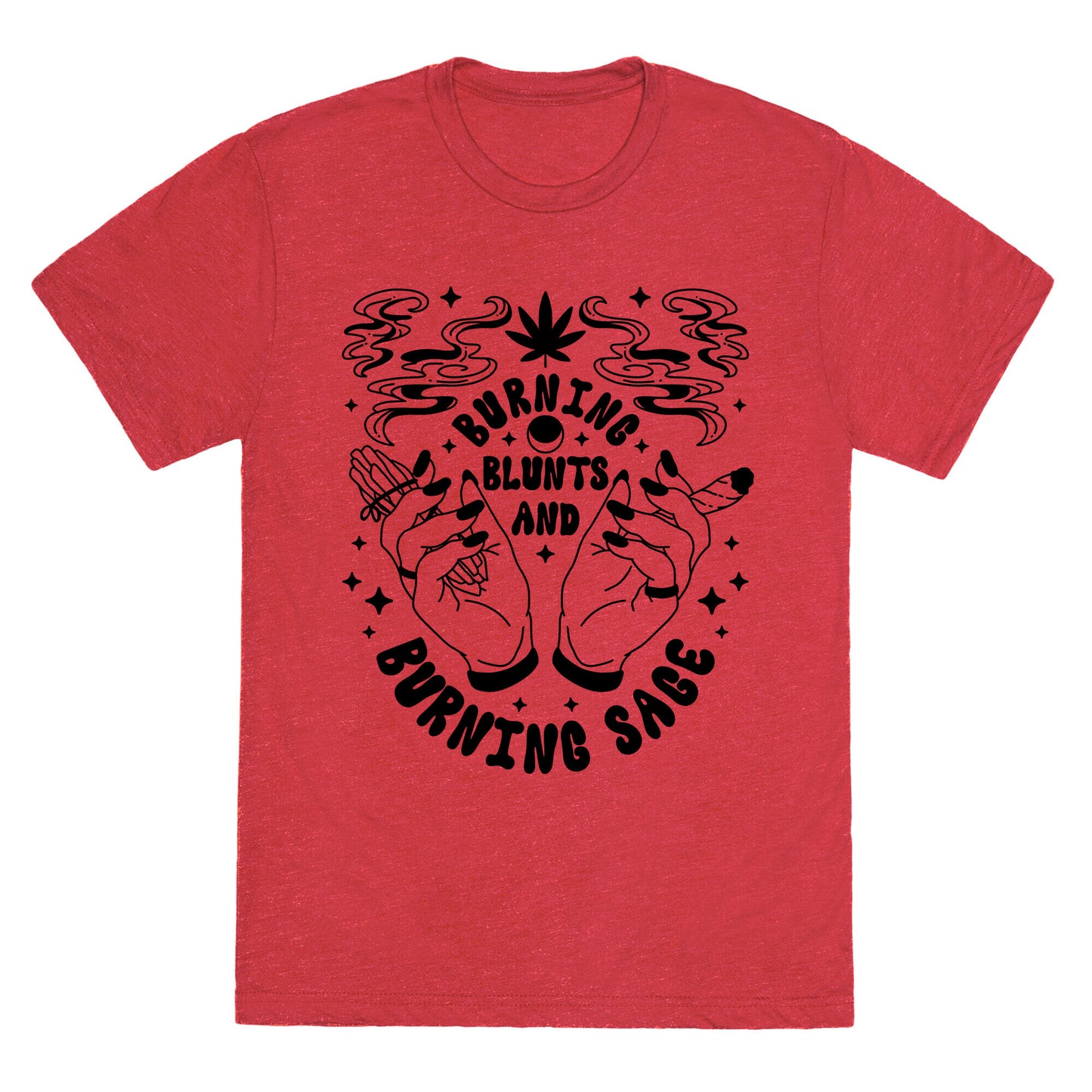 Burning Blunts and Burning Sage Triblend Tee