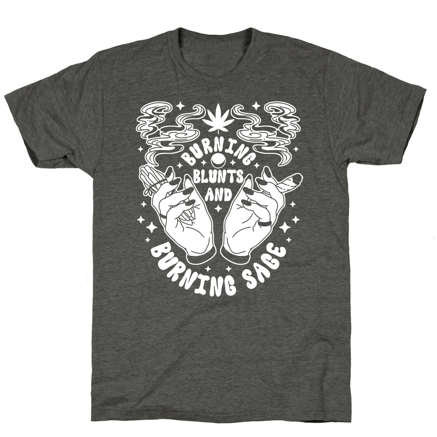 Burning Blunts and Burning Sage Triblend Tee