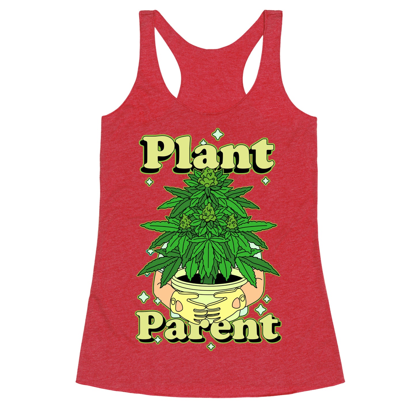 Plant Parent Marijuana Racerback Tank