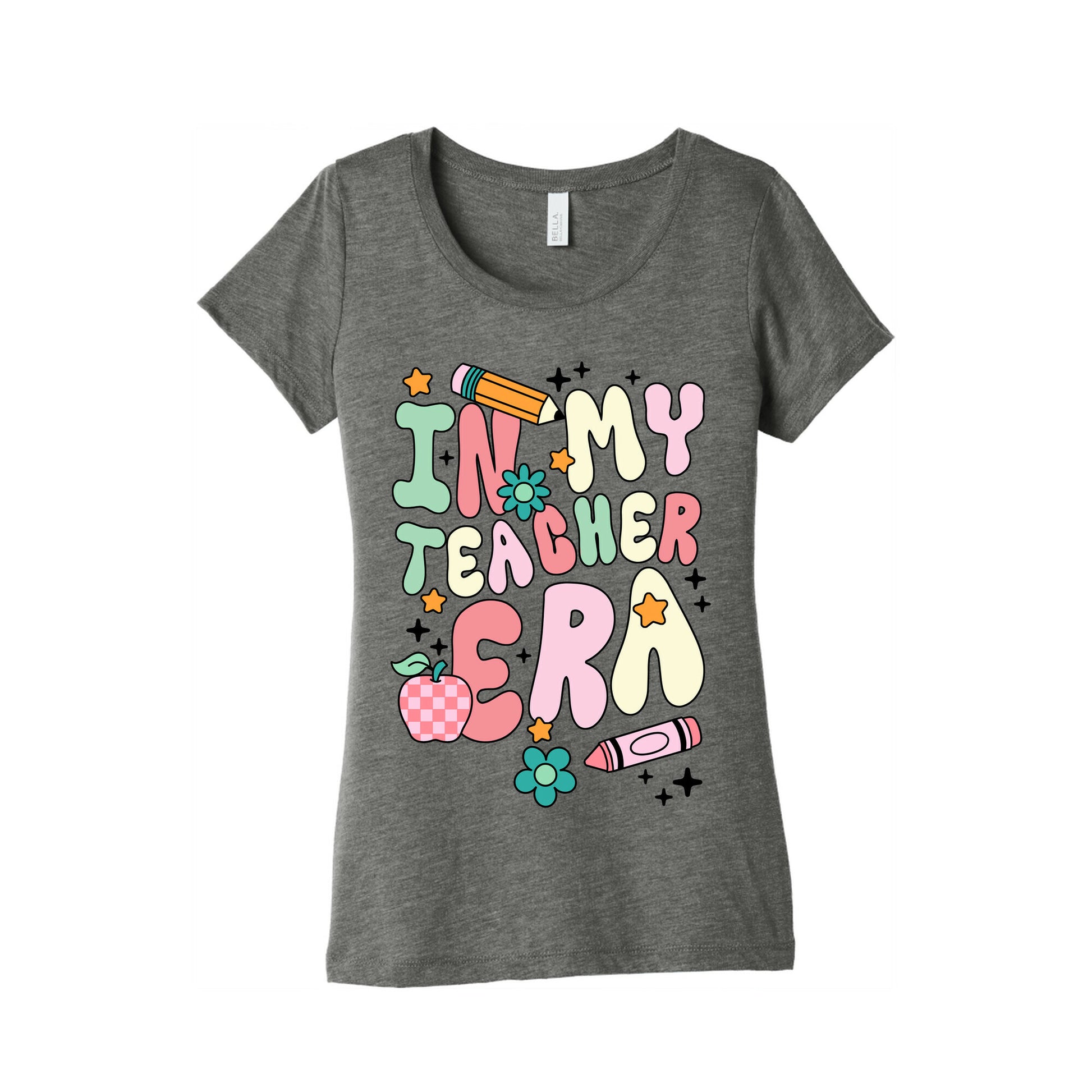 In My Teacher Era Womens Triblend Tee