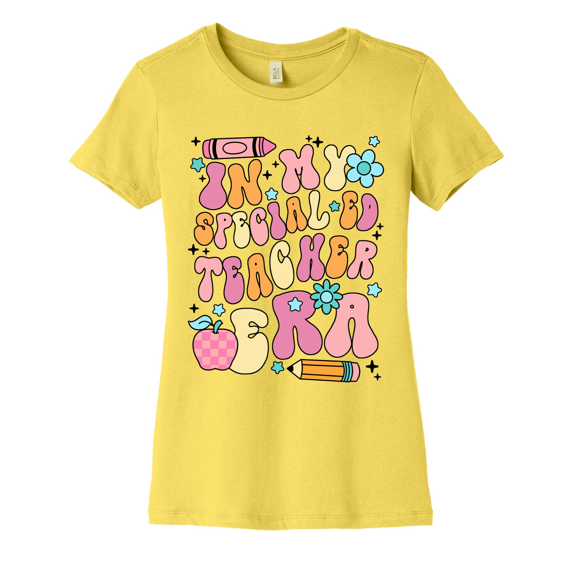 In My Special Ed Teacher Era Womens Cotton Tee