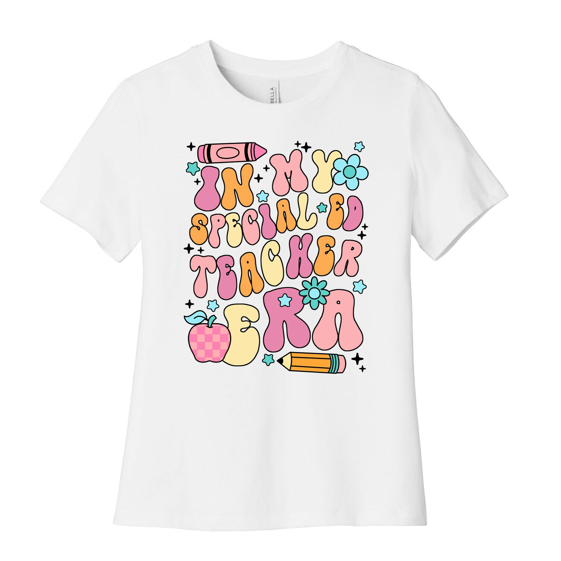 In My Special Ed Teacher Era Womens Cotton Tee