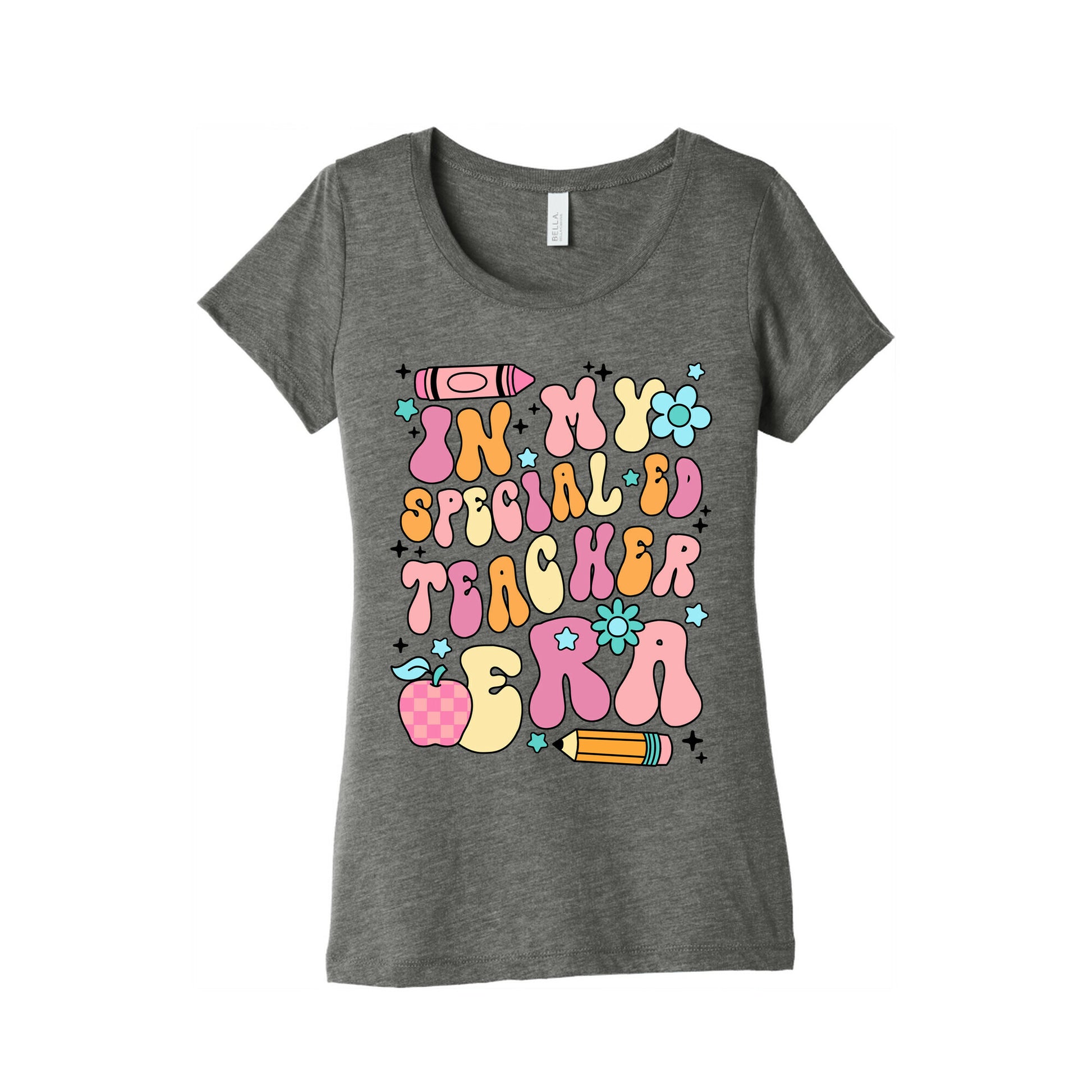 In My Special Ed Teacher Era Womens Triblend Tee