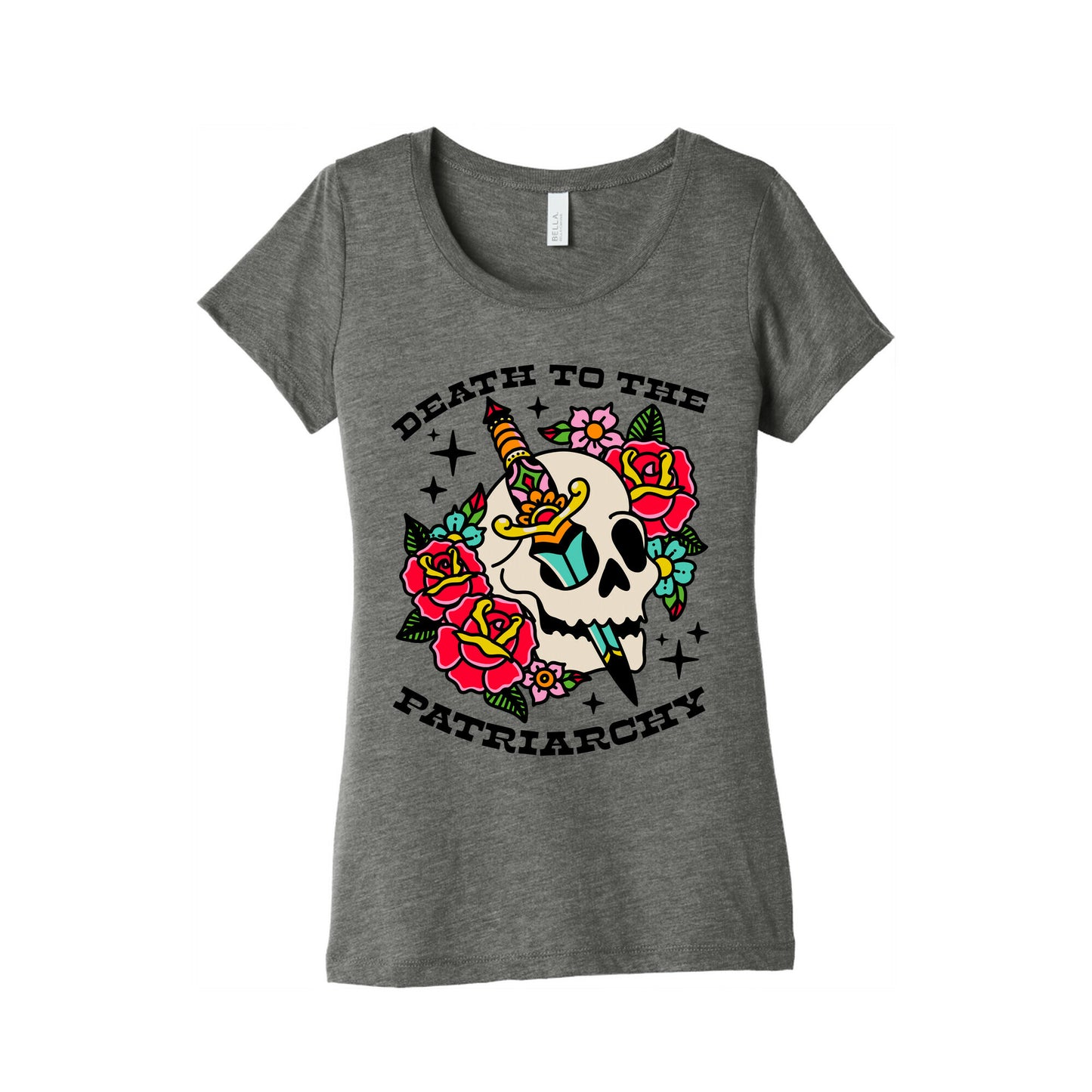 Death to The Patriarchy Women's Triblend Tee
