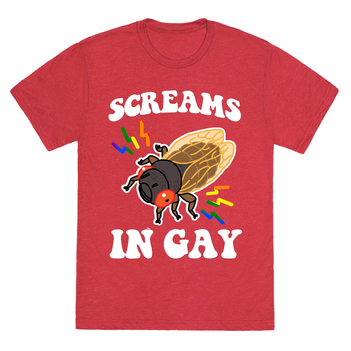 Screams in Gay Unisex Triblend Tee