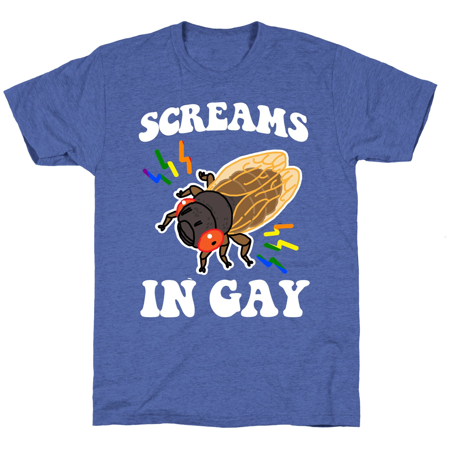 Screams in Gay Unisex Triblend Tee