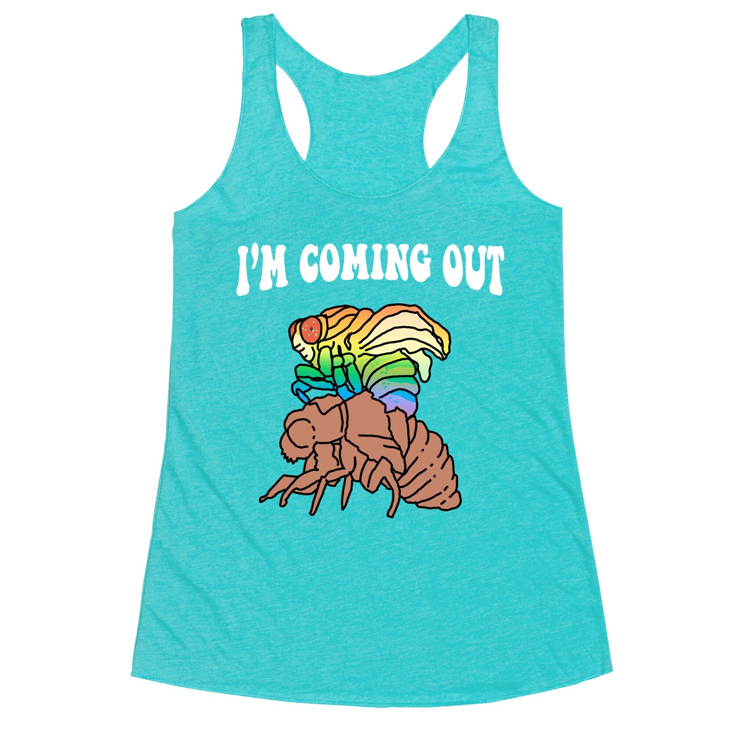 Im Coming Out Racerback Tank