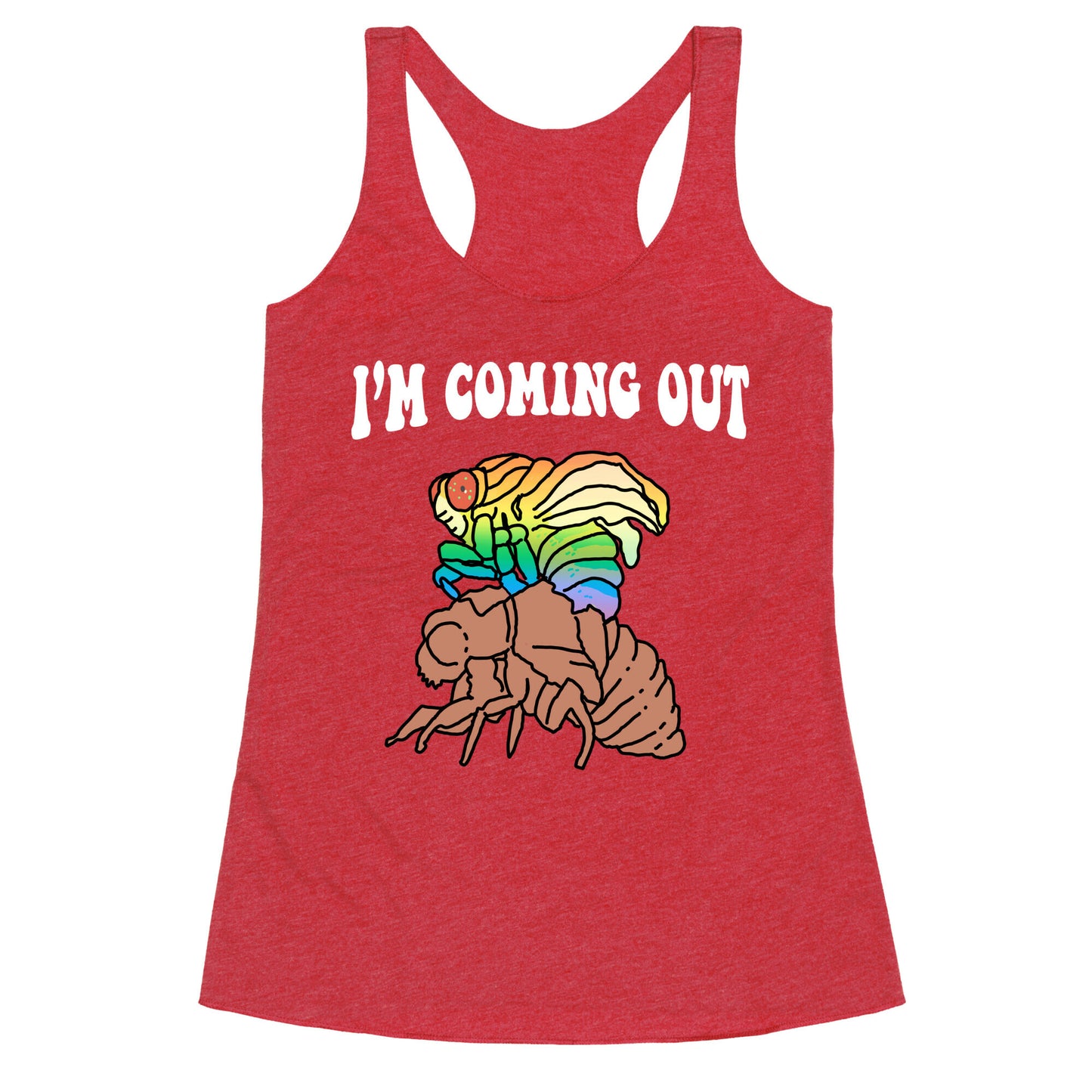Im Coming Out Racerback Tank