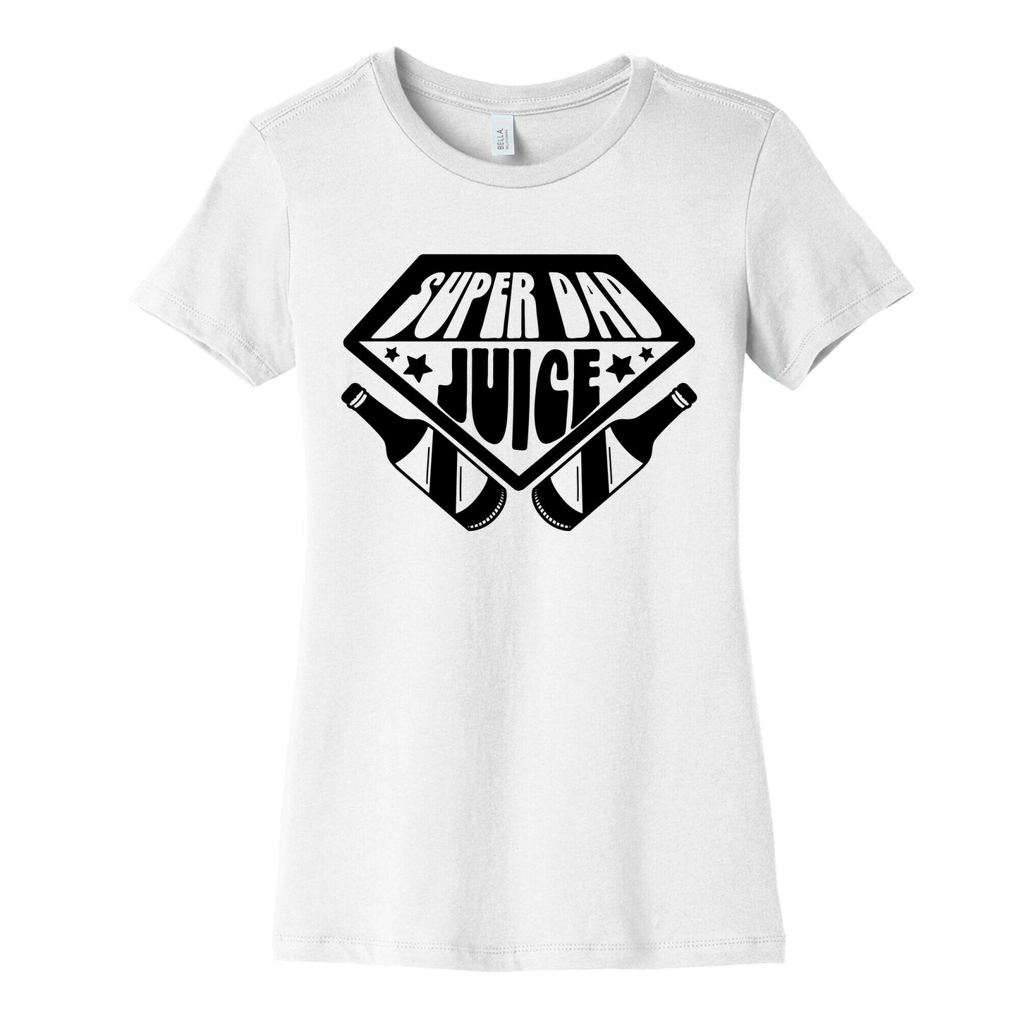 Super Dad Juice Womens Cotton Tee