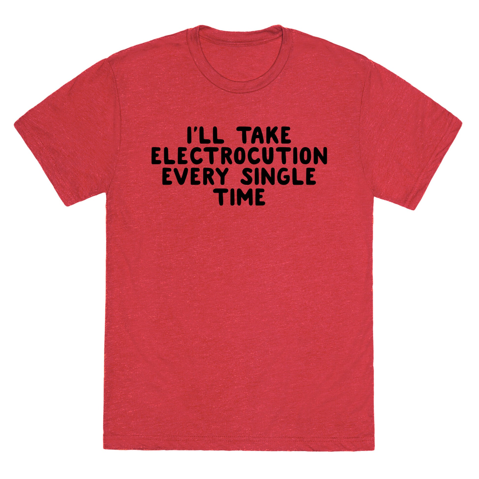Trump Sharks or Electrocution Speech Quote Unisex Triblend Tee