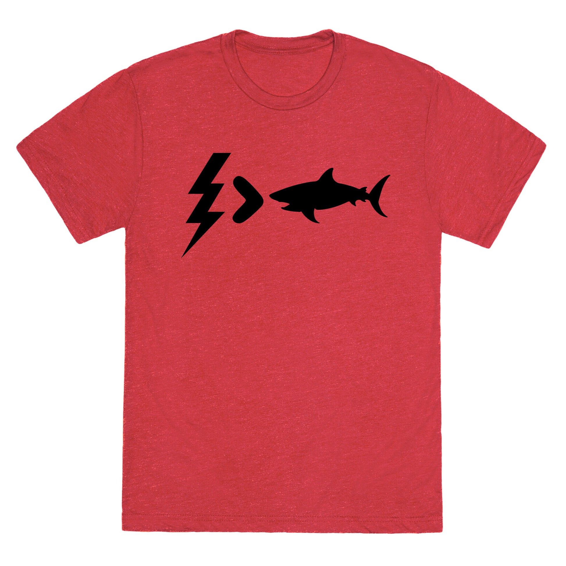 Electrocution Over Shark Trump Unisex Triblend Tee