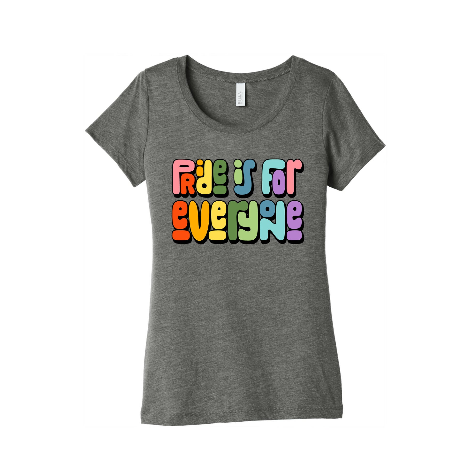 Pride Is For Everyone Womens Triblend Tee