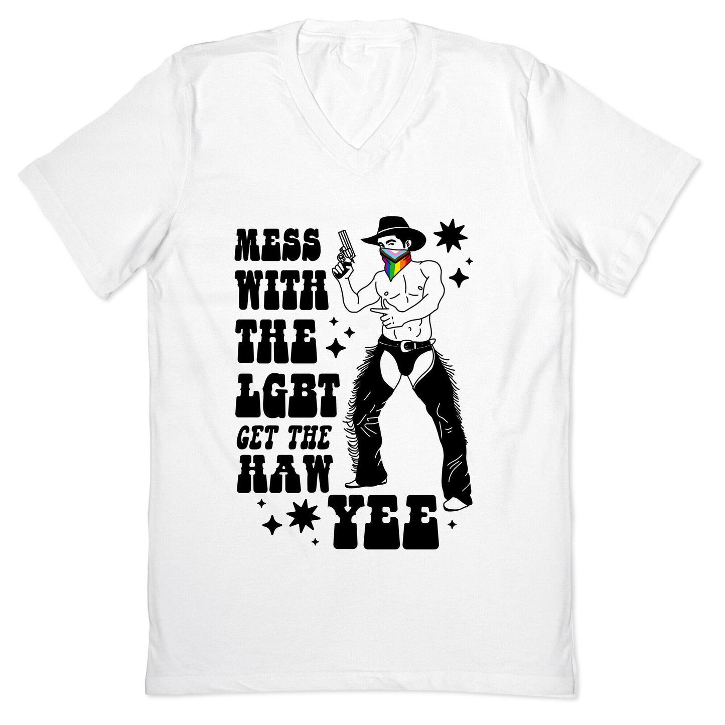 Mess With The LGBT Get The HAW YEE V-Neck