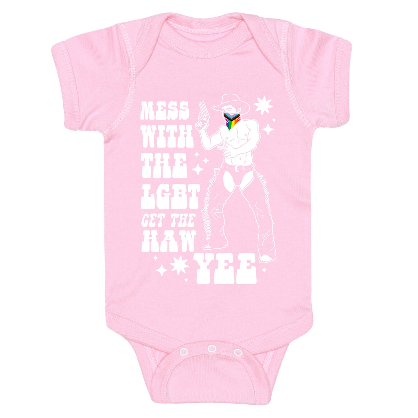Mess With The LGBT Get The HAW YEE Baby One-Piece