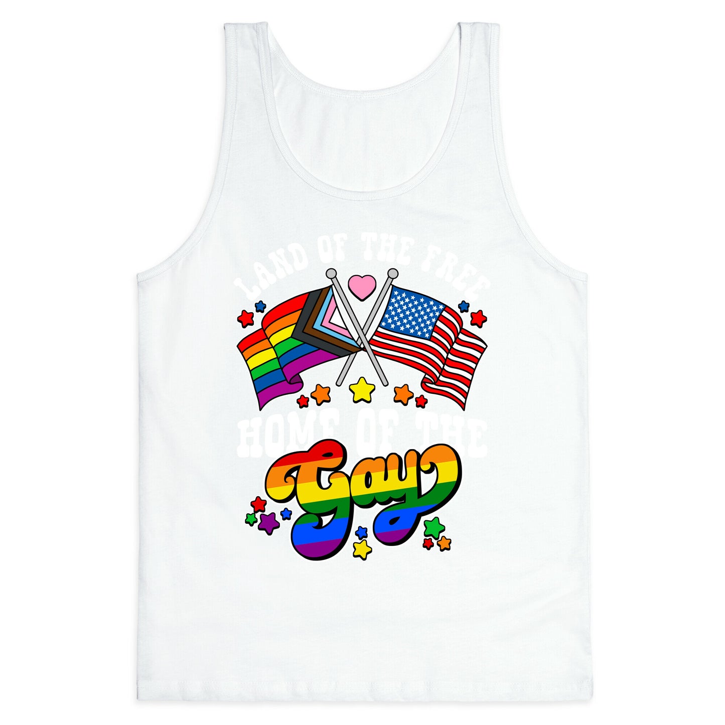 Land of the Free Home of the Gay Tank Top